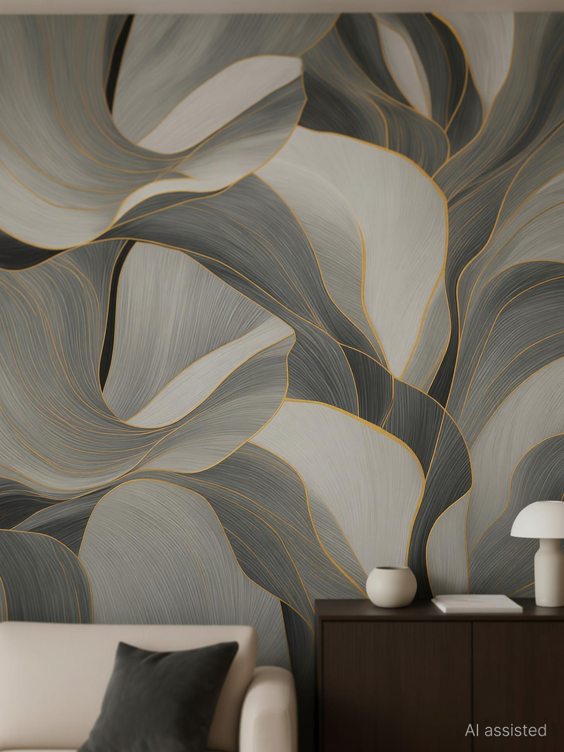 Image of voltify 200 cm Waterproof Wall Sticker For Kitchen & Home Decor - Glossy Marble Pattern Self Adhesive Sticker