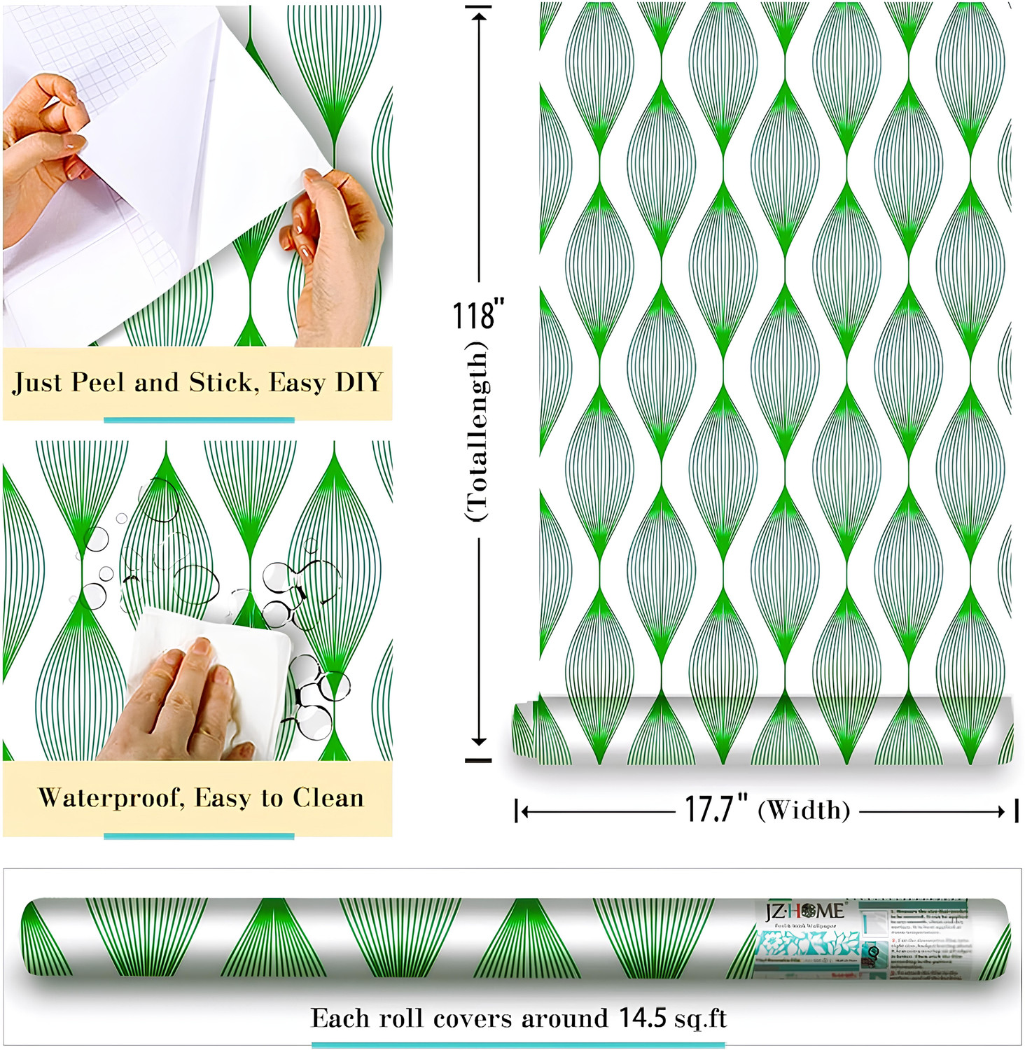 Image of Floppy 300 cm x 45 cm Classics Paper Wallpaper