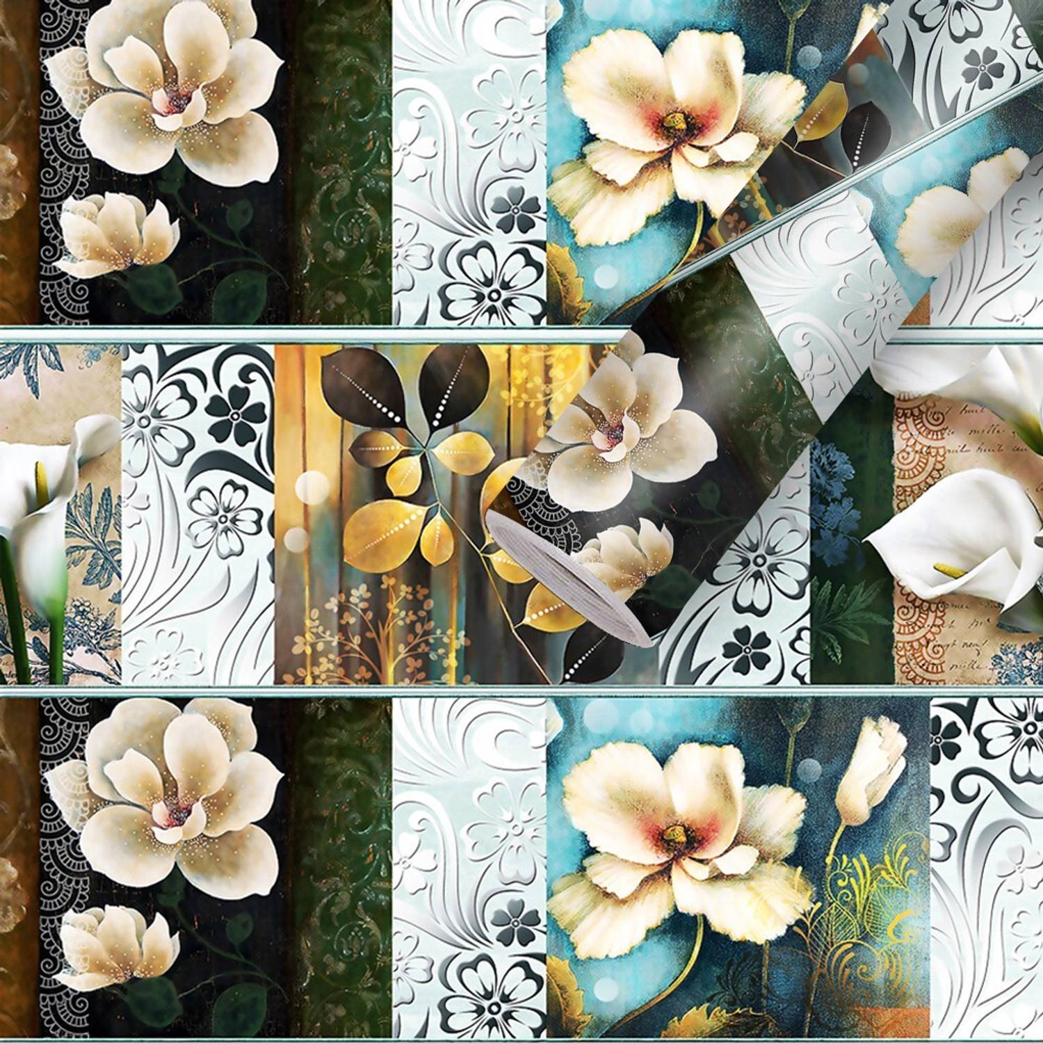 BDM 240 cm x 40 cm Waterproof Decorative Vinyl Wallpaper