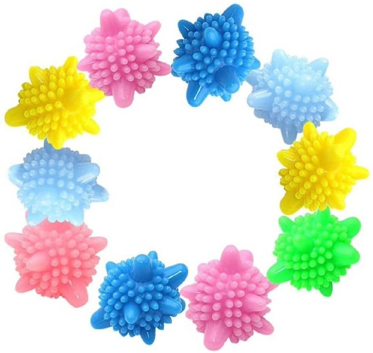 ADMONITION Silicone Laundry Ball Solid Colorful Washing Machine Balls Detergent Bar