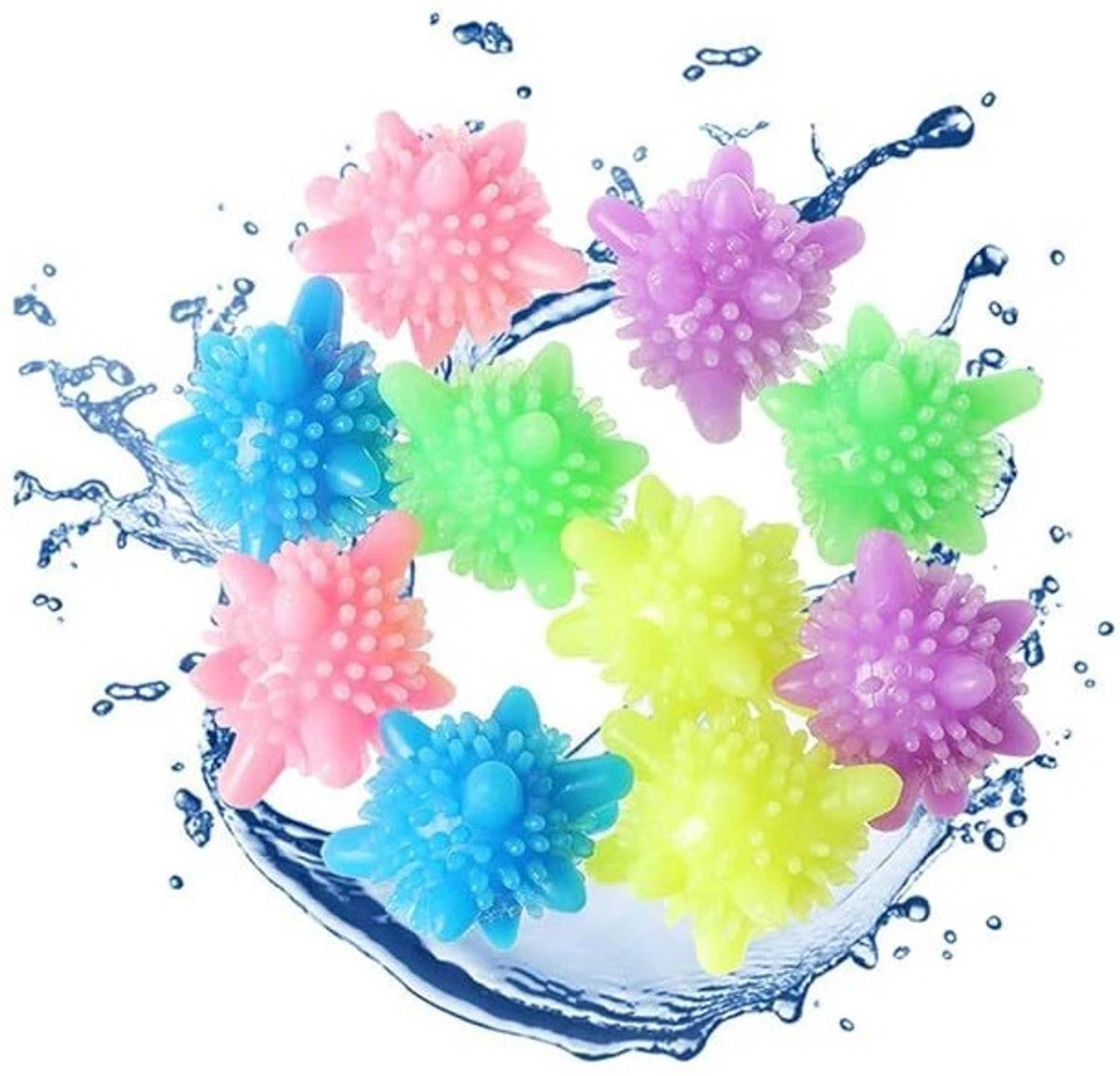 ADMONITION Washing Machine Laundry Soft Ball Durable Detergent Bar (100 g, Pack of 10) Detergent Bar