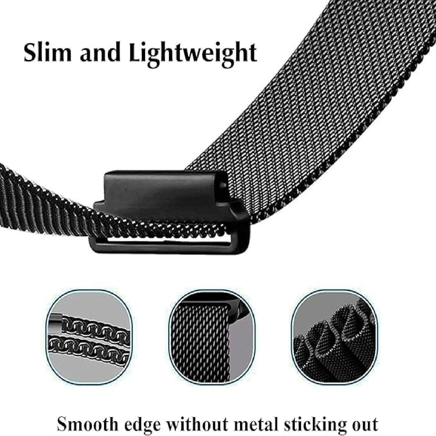 Image of TRENDINGVIEW 22MM Metal Chain Watch Strap With Magnetic Lock Suitable For 22 MM All Watch 22 mm Metal Watch Strap