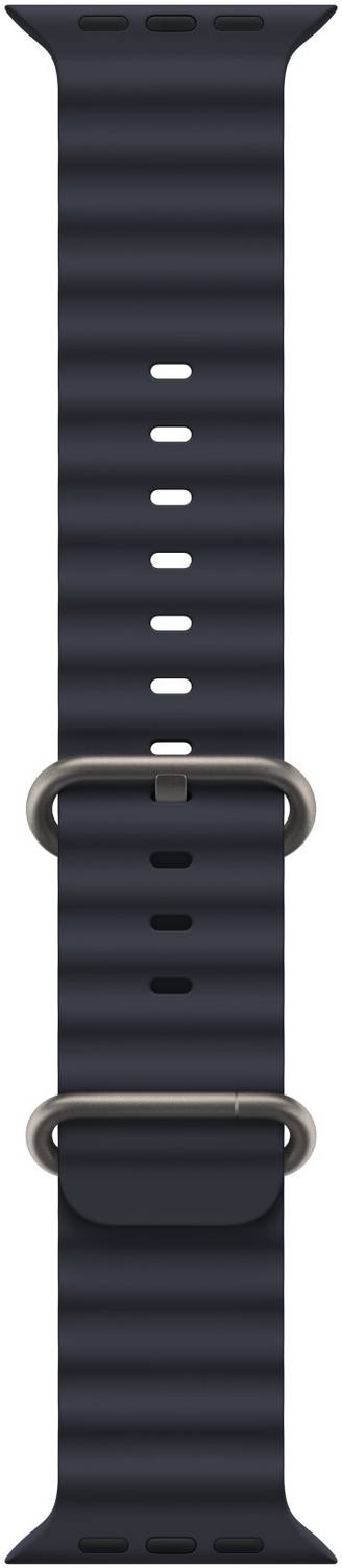 Priavy Black silicon Smart Watch strap for iWatch Band Ultra 49mm 45mm 44mm 42mm Smart Watch Strap