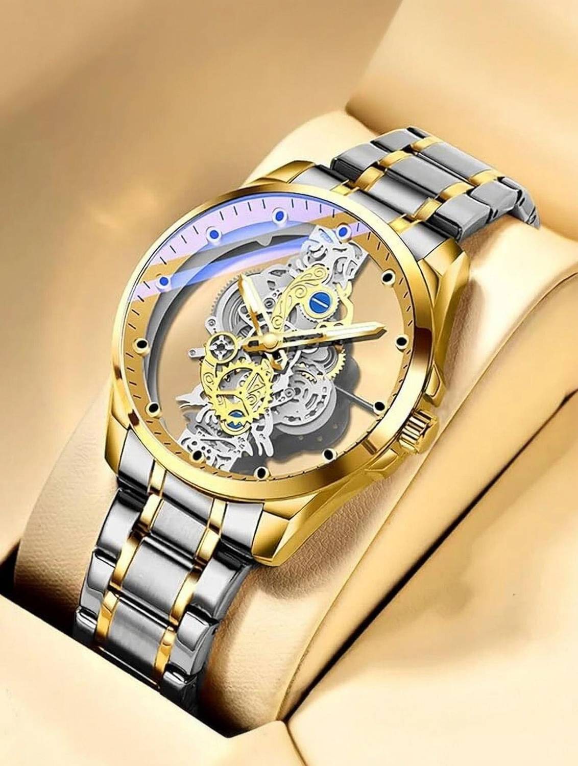 ClassyMen Premium Skeleton Series Analog Watch - Image 1