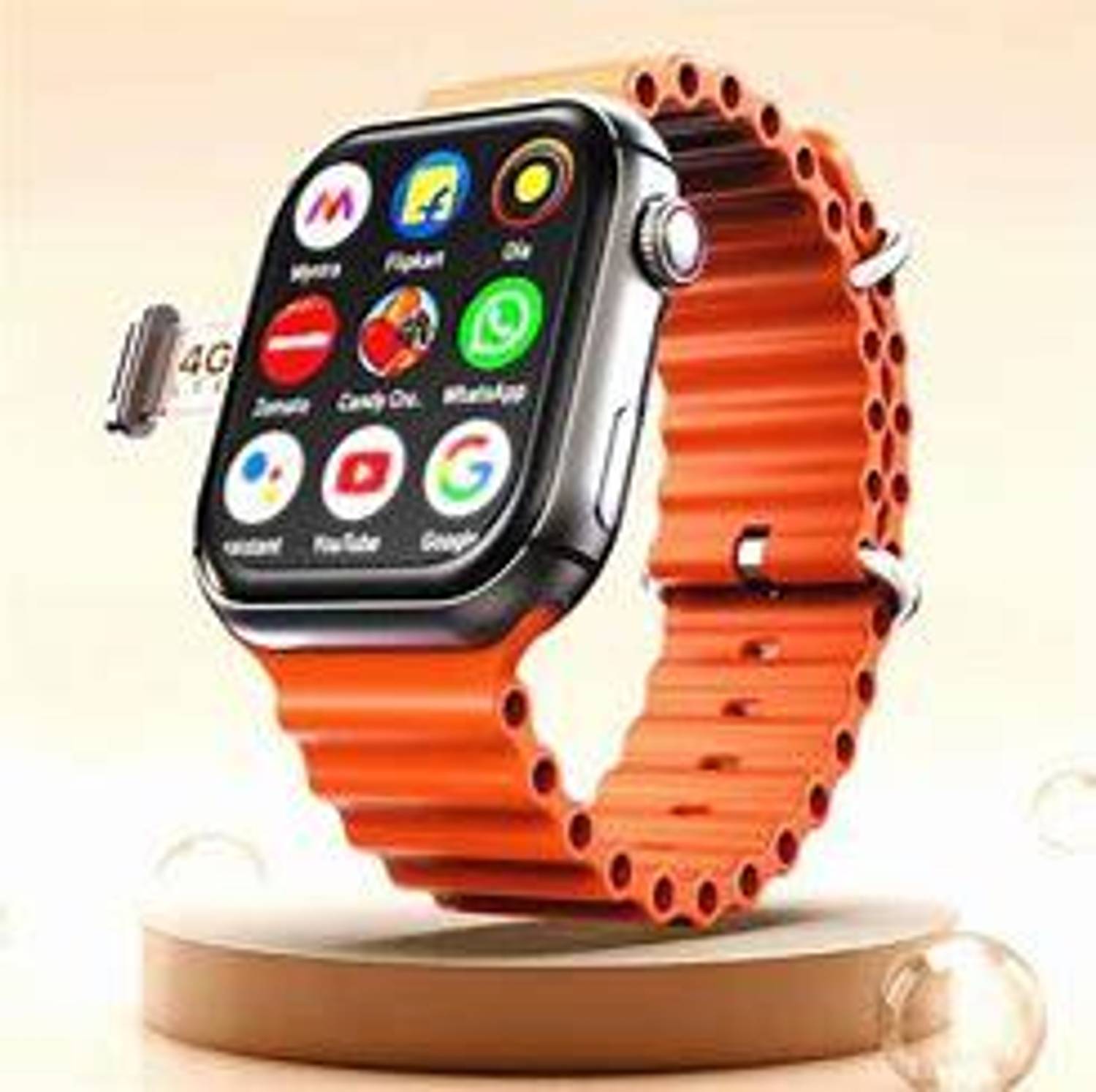 Veu T800 Ultra Smartwatch Orange - Image 1