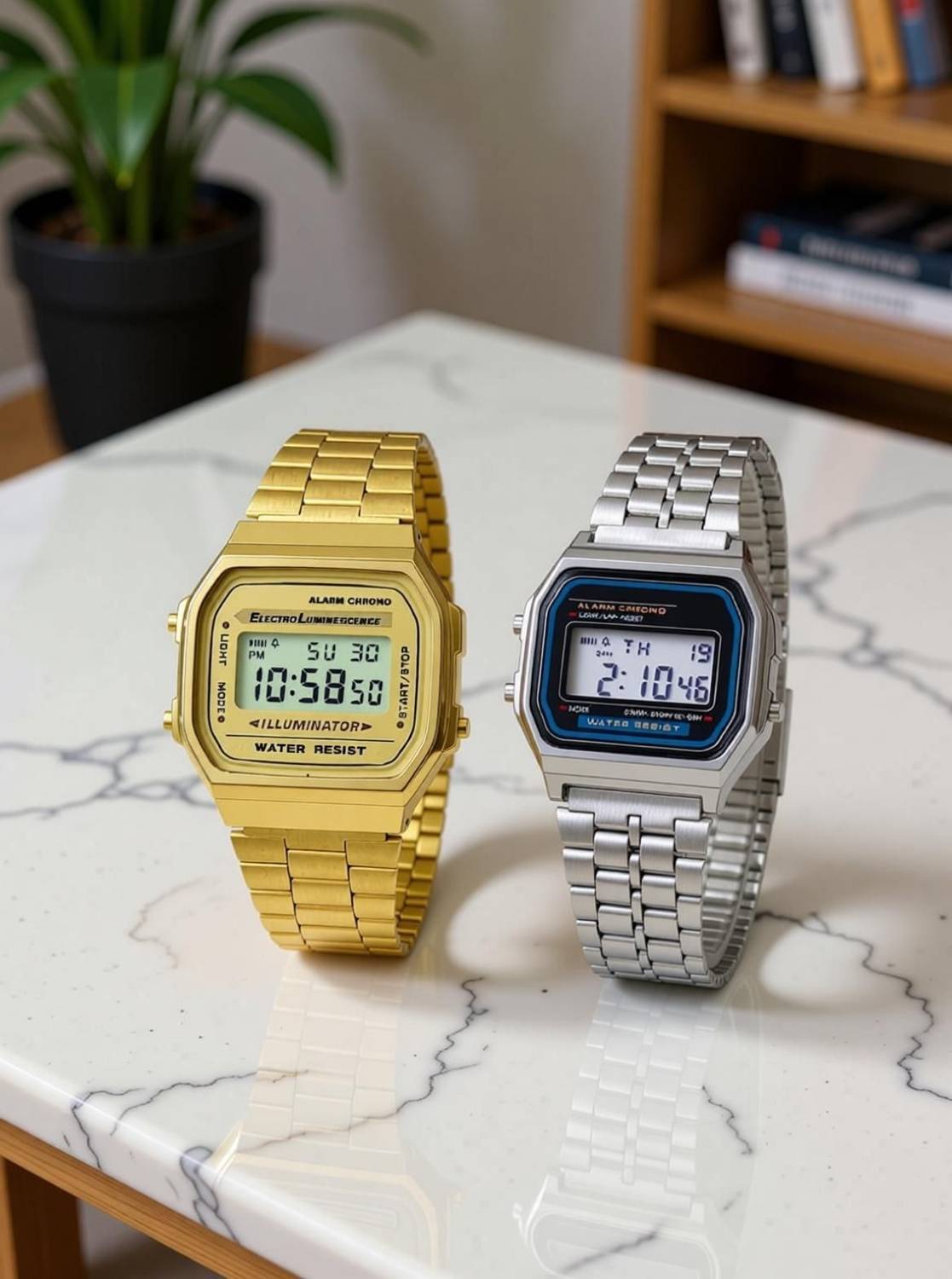 Hituff DGS4255 Vintage Digital Watch - Men - Image 1