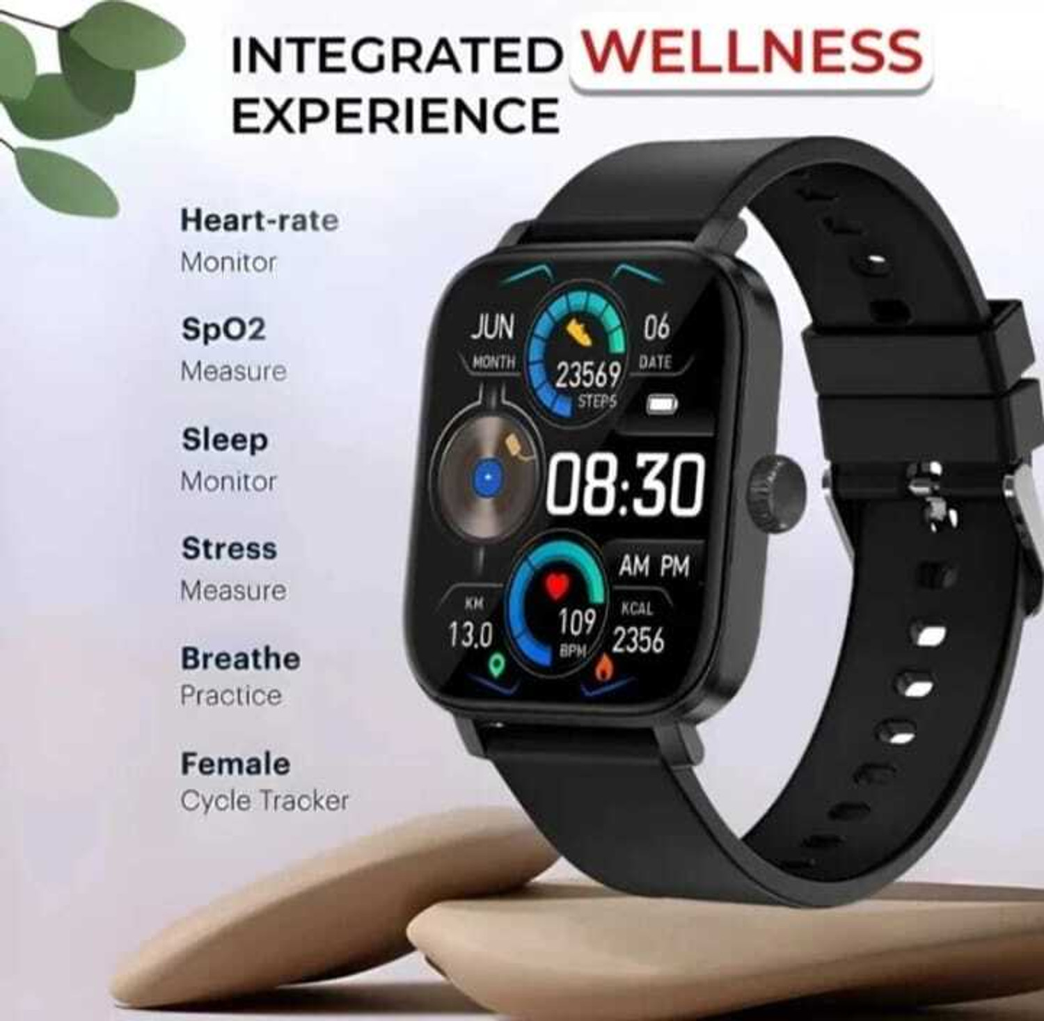 Image of SPARKPLUG Digital Smart multiple sports modes wrist watch pack of 01 Smartwatch (Black Strap, Free Size)