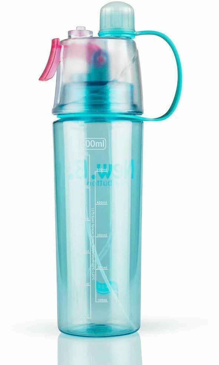 Amazing Mist Spray Sport Sprinkle Drink Water Bottle for Gym Tour Play Kids Children Cycle 600 ml Plastic Sipper
