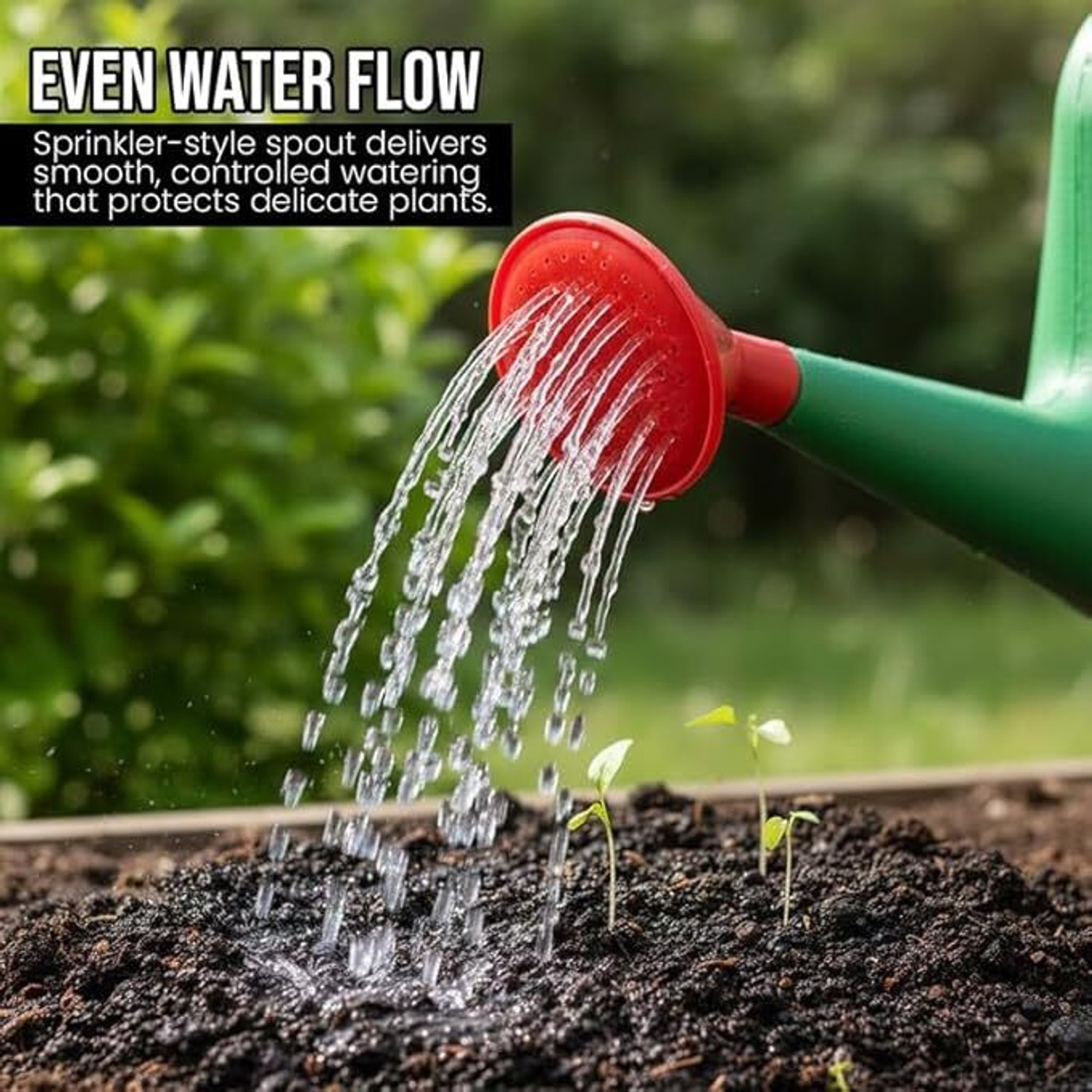 Image of NG GREENCARE 5 L Plastic Garden Watering Can with Shower Head for Plants (Pack of 1) 5 L Tank Sprayer