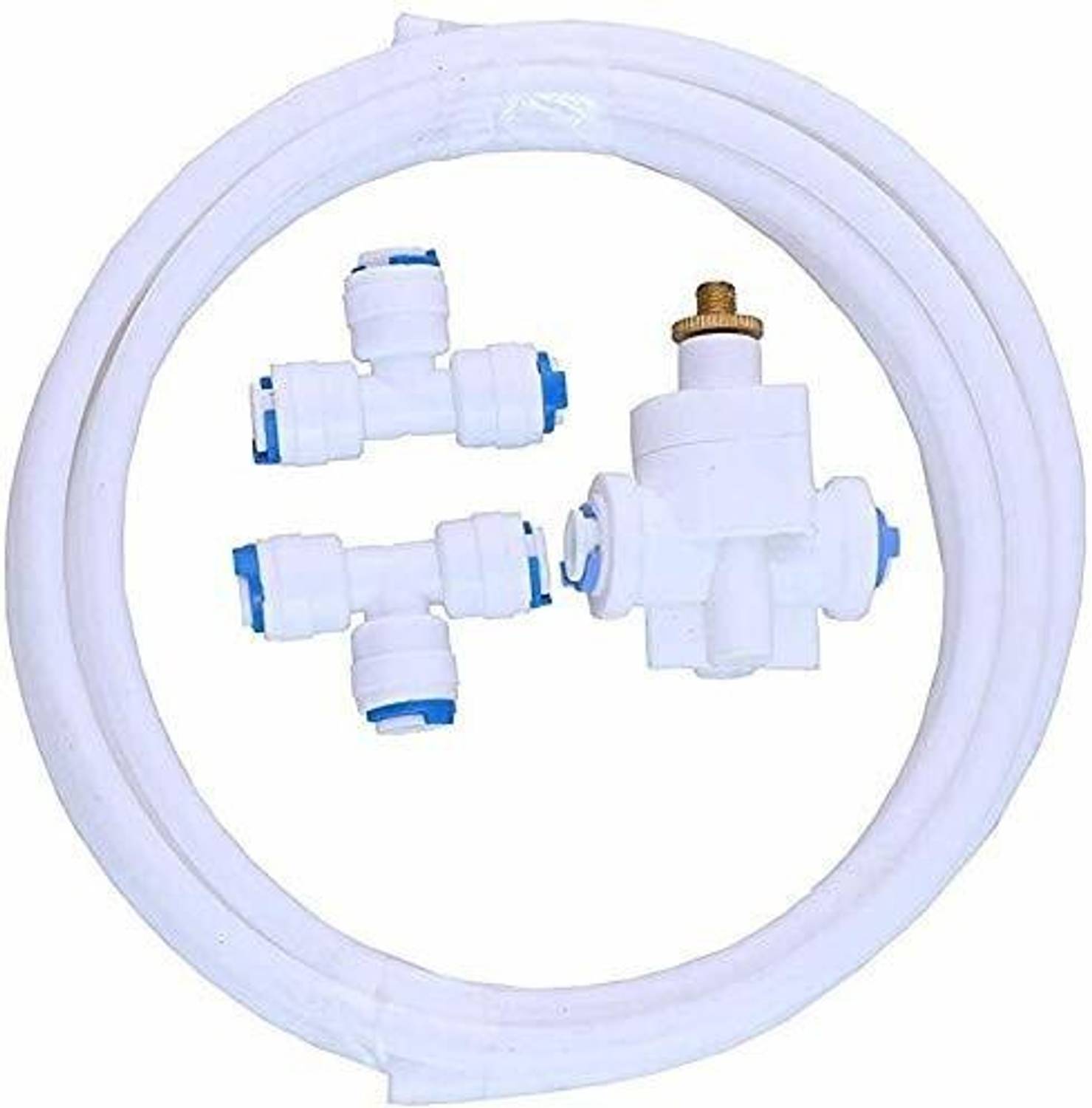 ATLOIT TDS Adjuster/Controller Full Kit for RO TDS Controller, 2 Tee & Connecting Pipe Solid Filter Cartridge