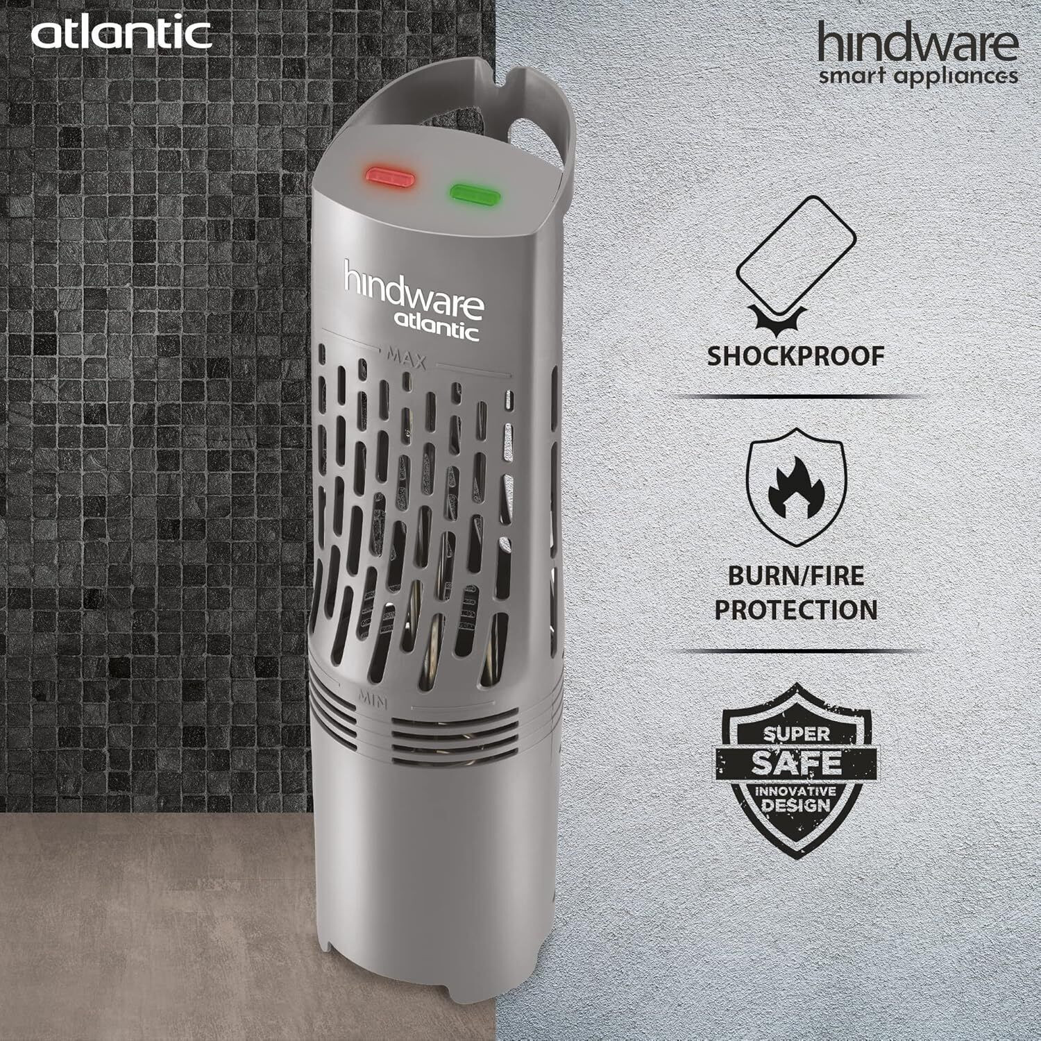 Image of Hindware Kweik Immersion rod Pack of 1, 1500 W Immersion Heater Rod