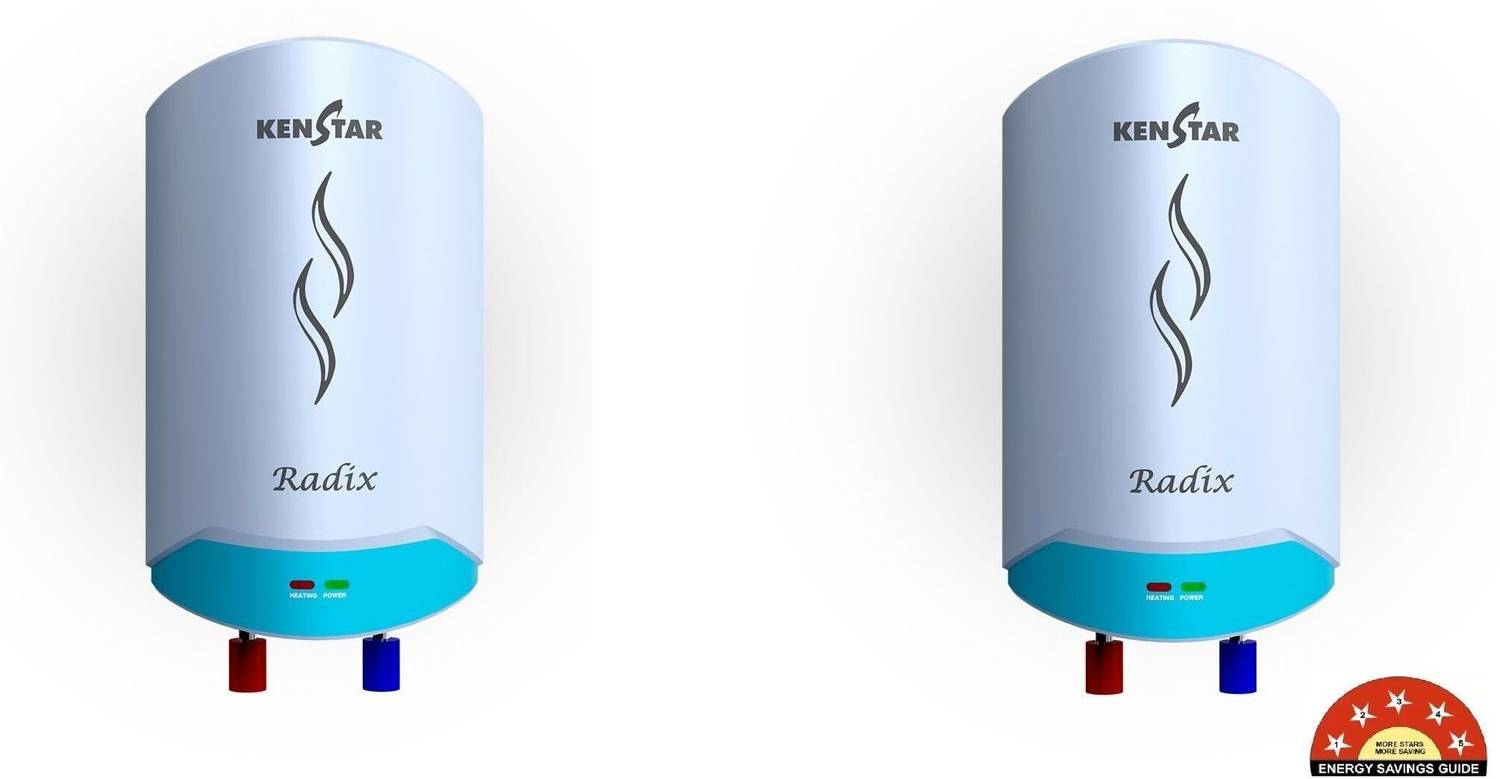 Kenstar 3 L Instant Water Geyser (RADIX 3 L Pack of 2, White) (Wh