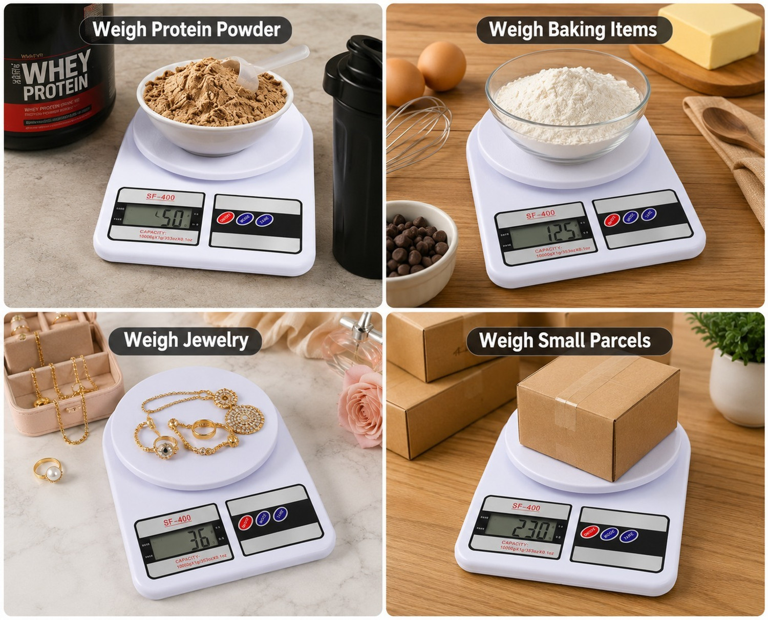 Image of Livtaar Digital 1Gm-10 Kg Weight Scale Lcd For Kitchen and shop Machine kata Weighing Balance Scale