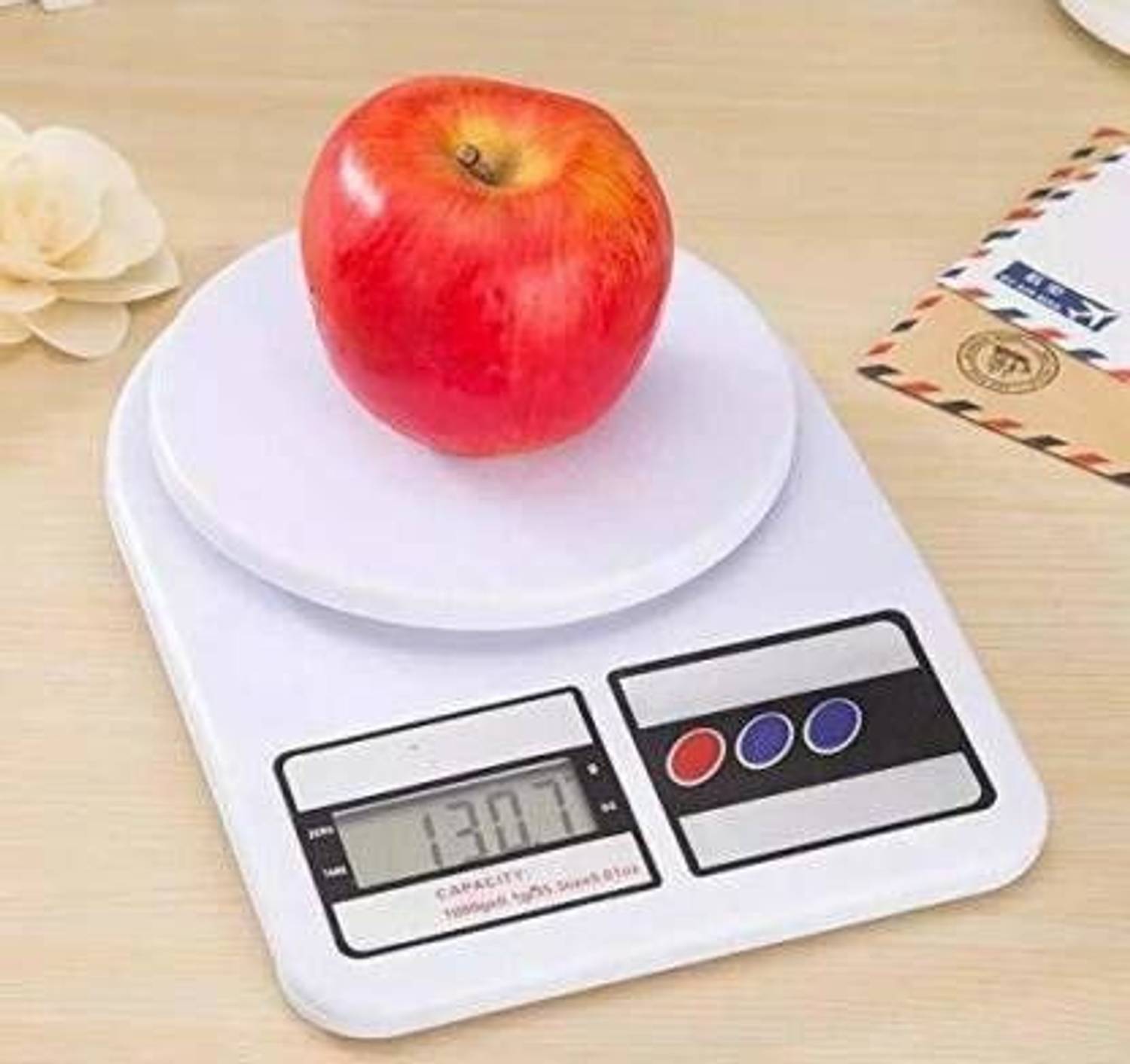 MODEK Electronic Kitchen Digital Weighing Scale, Multipurpose (White, 10 Kg) SMD116 Weighing Scale — Smart Kitchen Gadgets