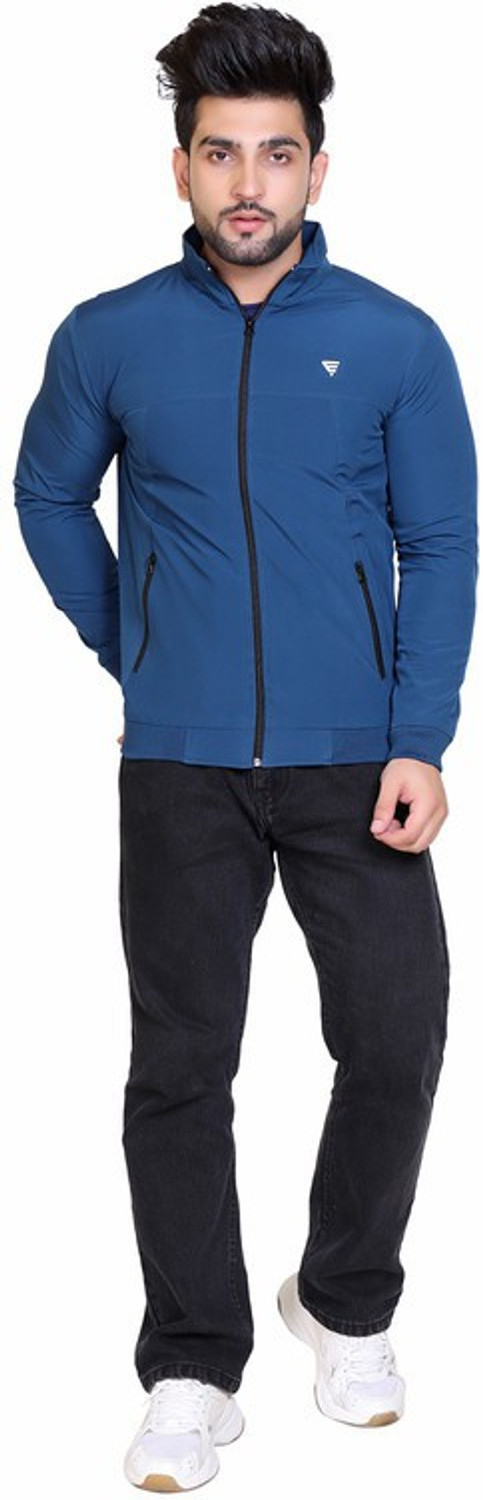 Image of E-MAX Casual Windcheater For Mens Solid Men Wind Cheater