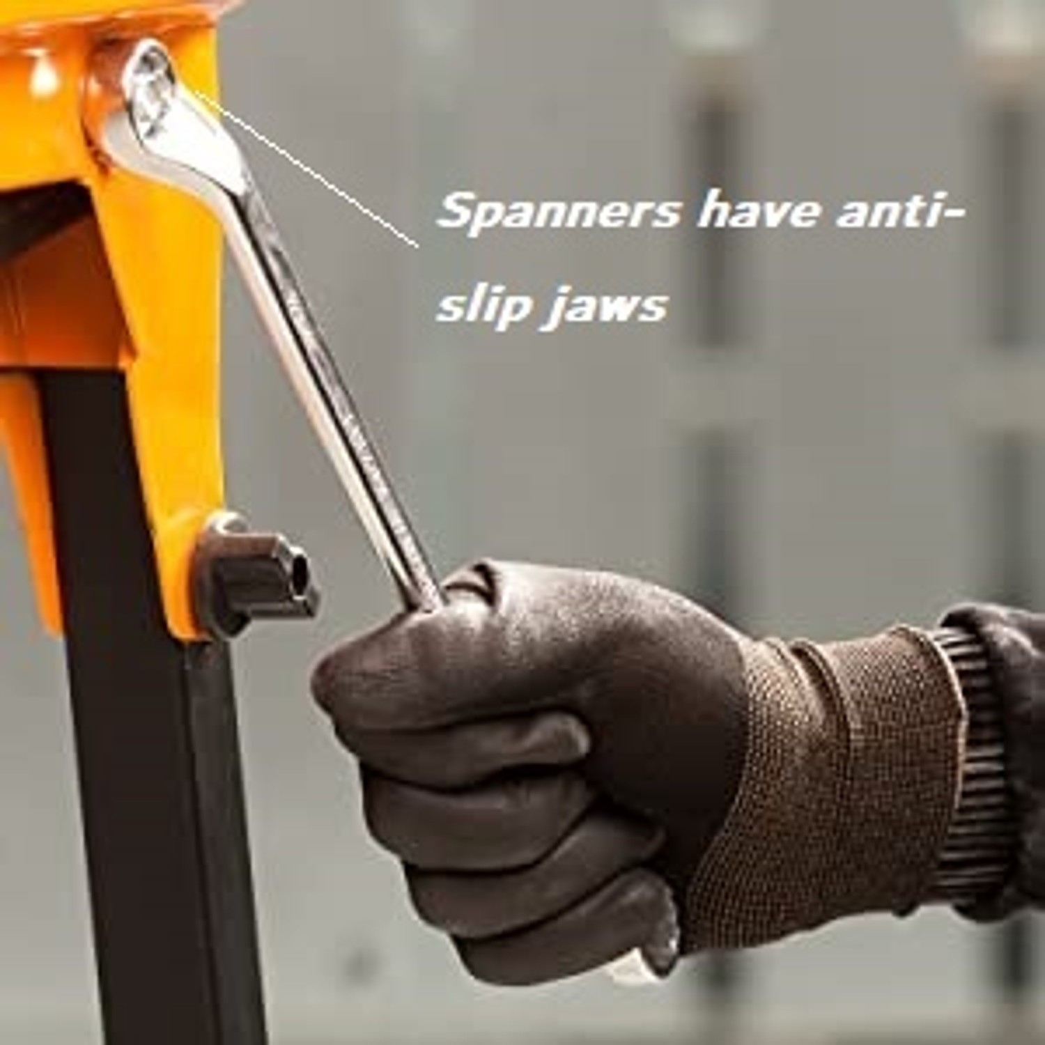 Image of TOM 12x13 mm Ring + DOE Spanners Heavy Duty Hardened and Tempered Double Sided Speciality