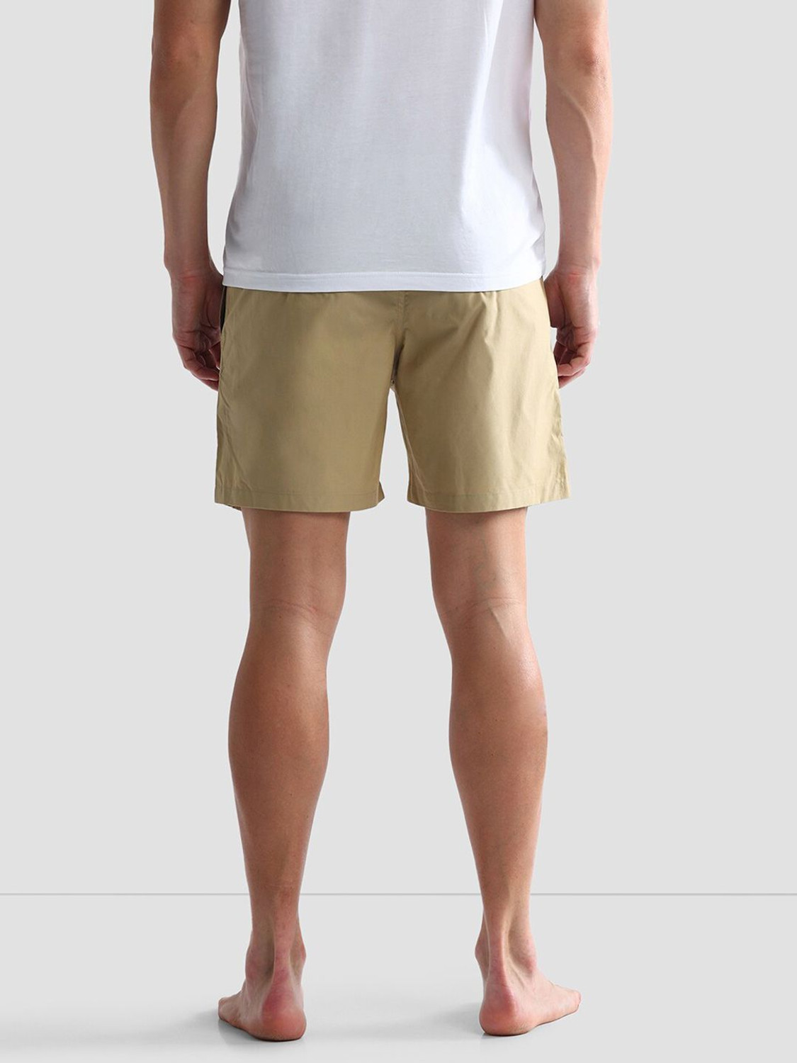 Image of U.S. POLO ASSN. Solid Men Beige Night Shorts