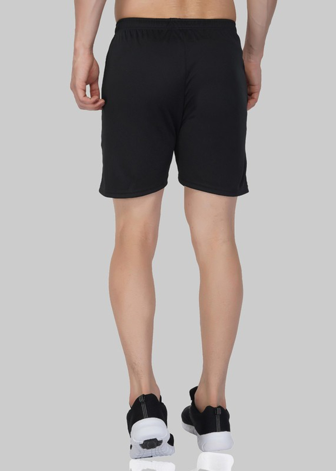 Image of VECTOR X Solid Men Black Sports Shorts