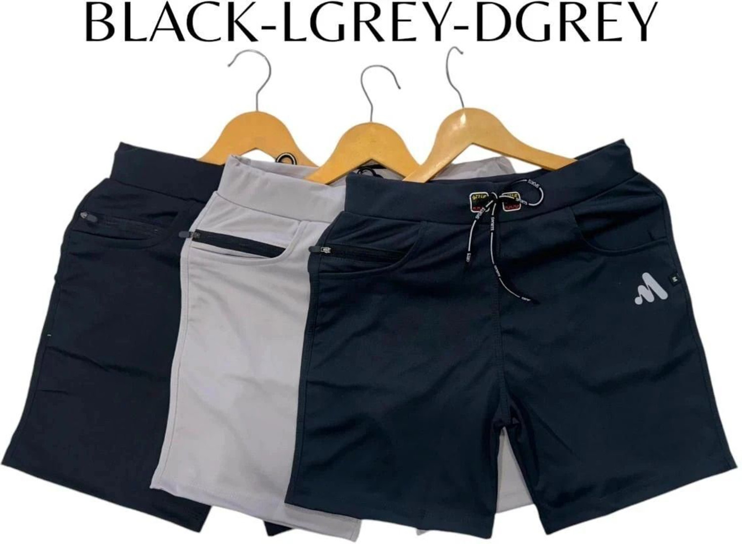 Image of MAANU Solid Men Black, Grey, Dark Grey Regular Shorts, Basic Shorts, Gym Shorts, Running Shorts, Casual Shorts, Sports Shorts