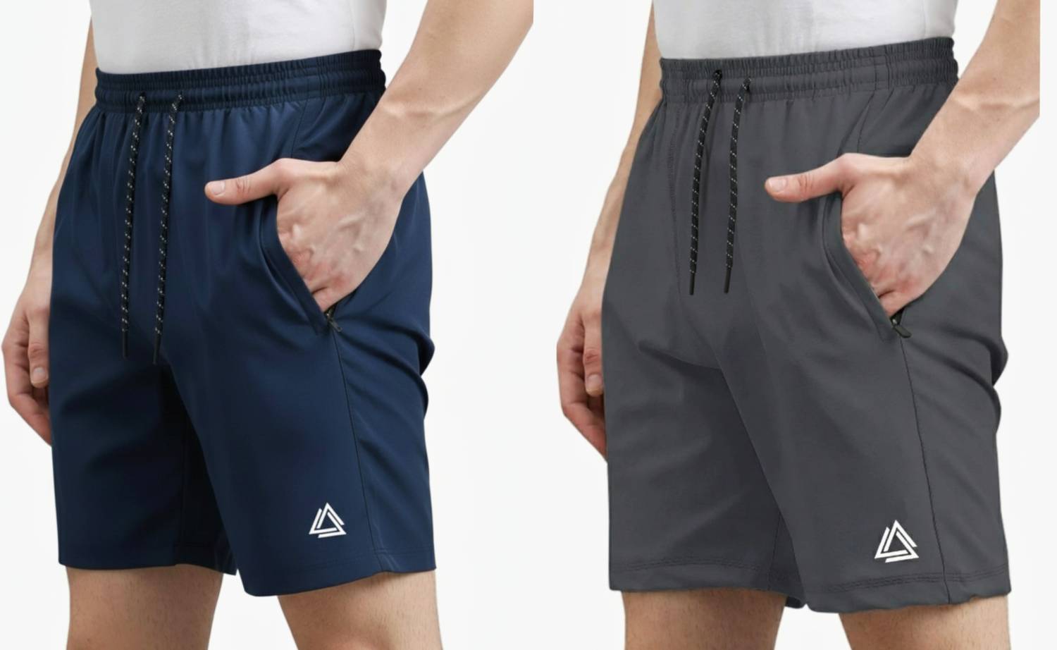 ARSX Solid Men Multicolor Regular Shorts