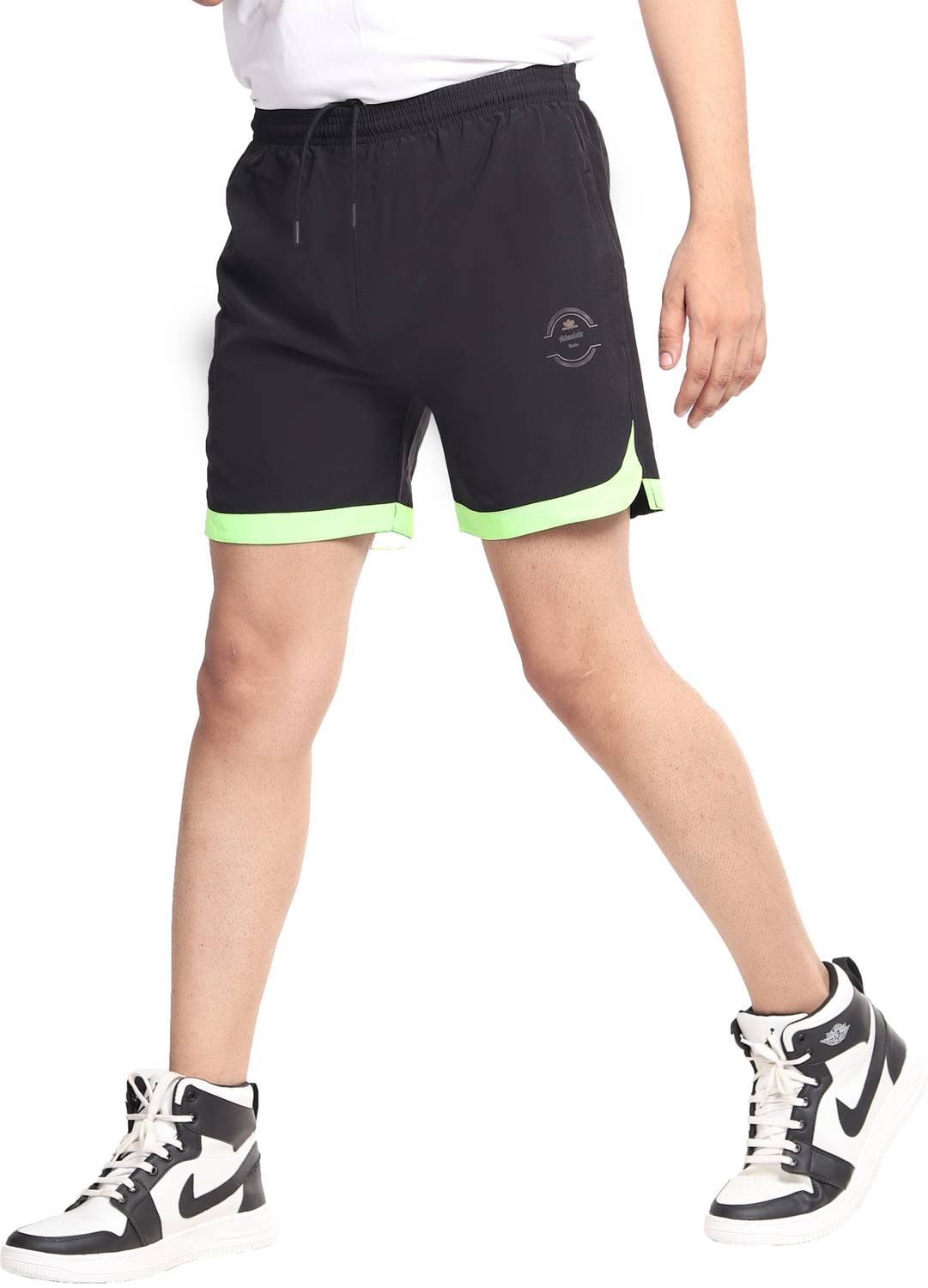 ADAAISTIC SPORTS Solid Men Black Regular Shorts