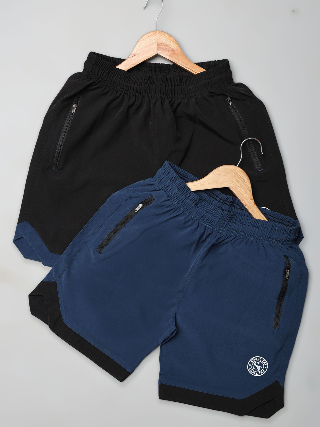 Image of SmallTry Printed Men Multicolor Sports Shorts, Gym Shorts