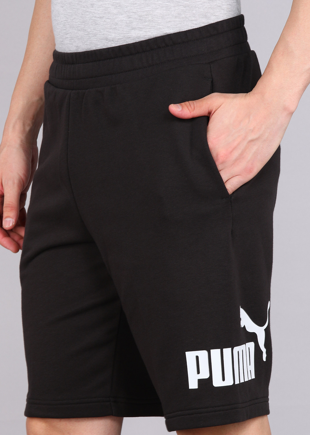Image of PUMA Printed Men Black Casual Shorts