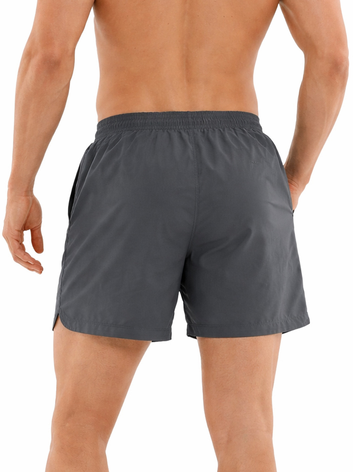 Image of Bellwit Solid Men Grey Sports Shorts