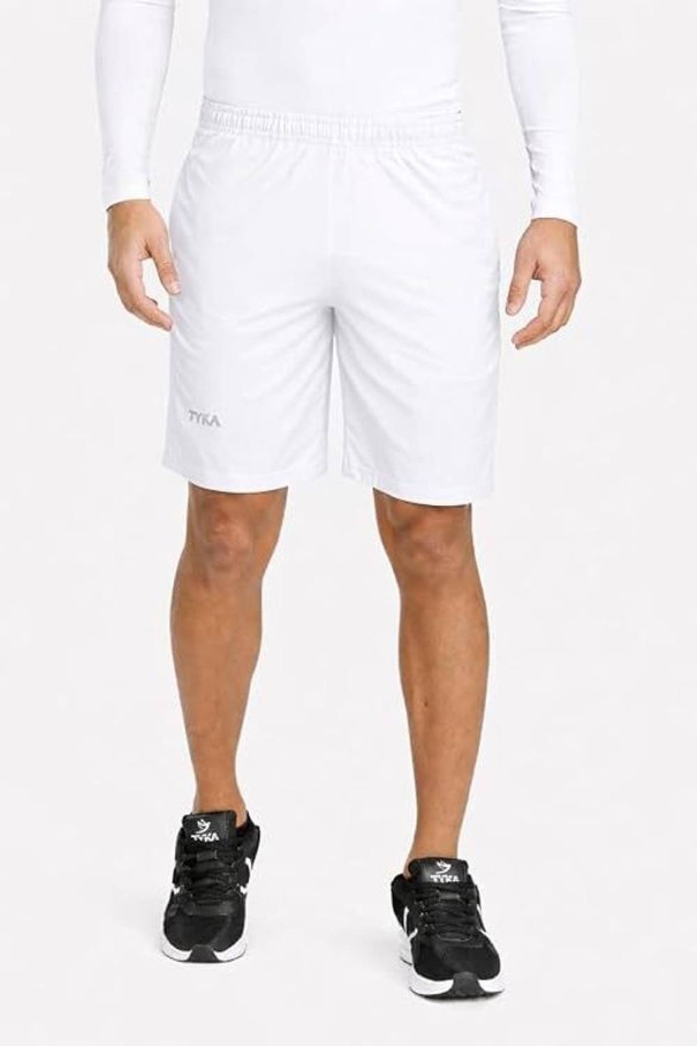 TYKA Printed Men White Sports Shorts - Image 2