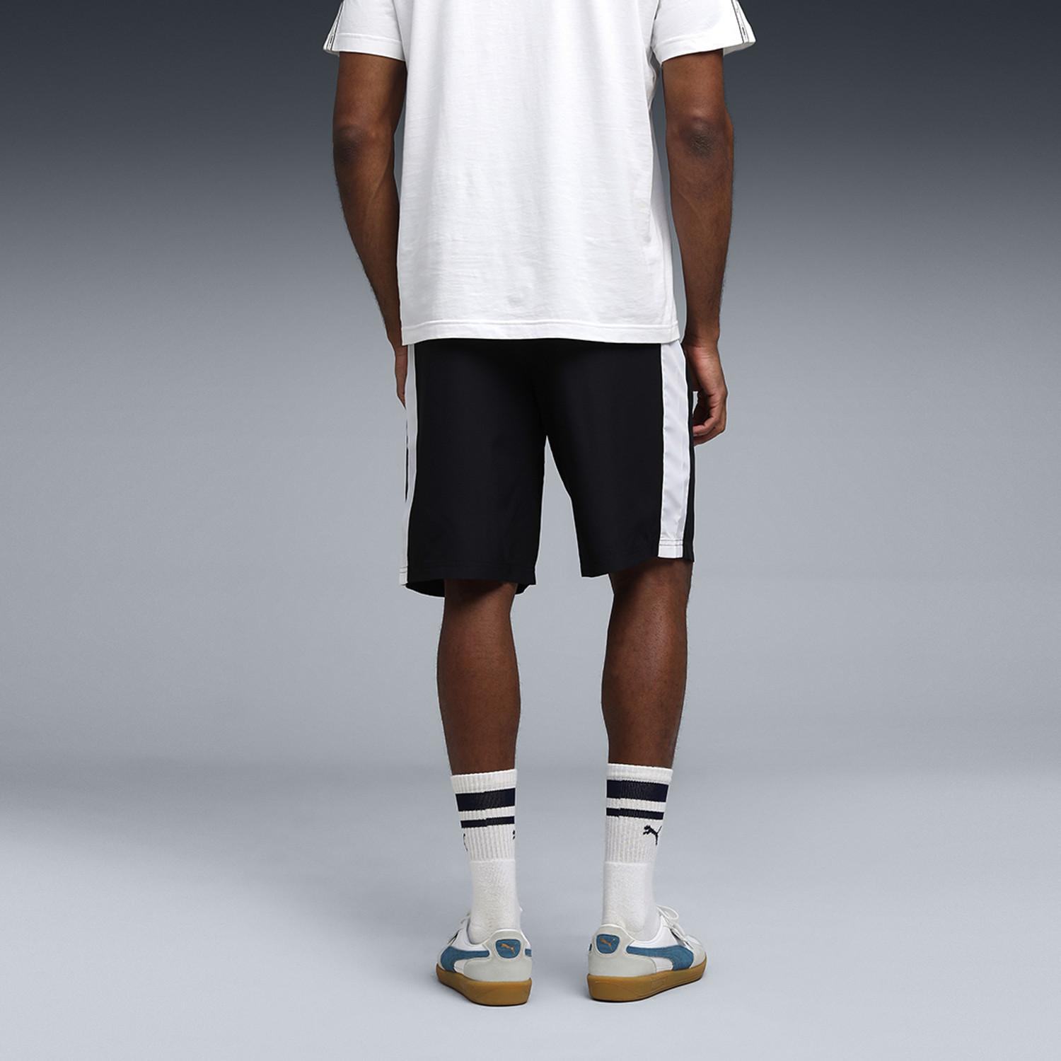 Image of PUMA Solid Men Black Casual Shorts
