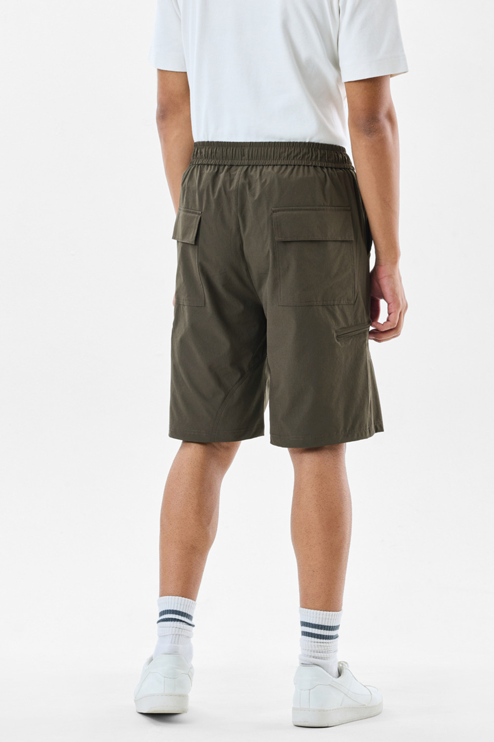 Image of Snitch Solid Men Green Casual Shorts