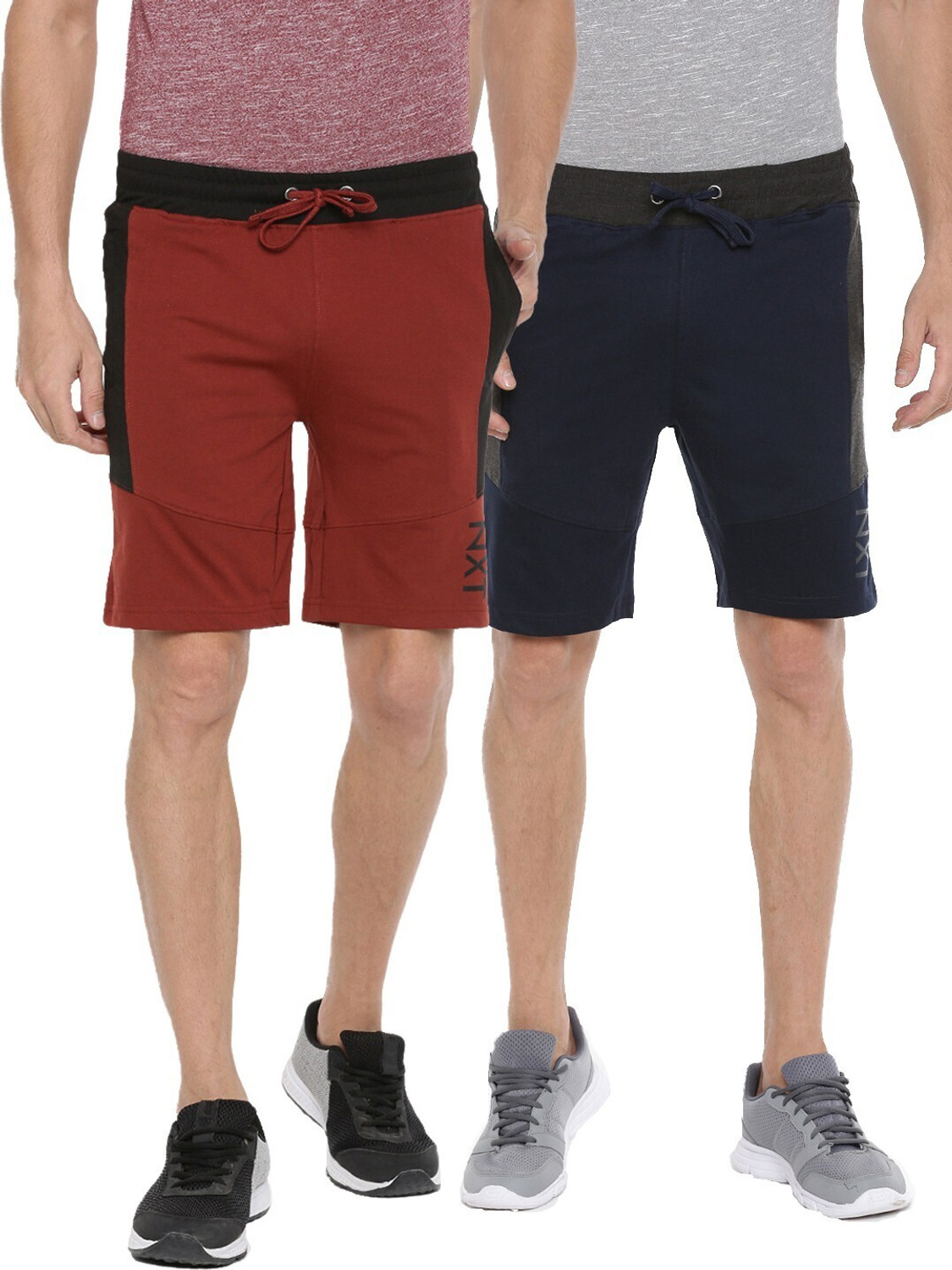 Image of Force NXT Solid Men Maroon Casual Shorts