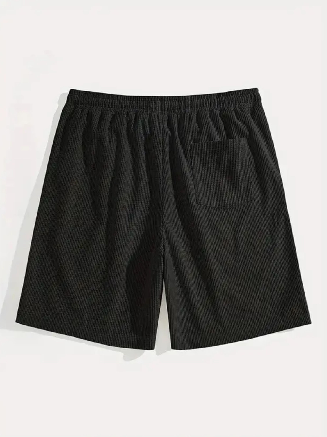 Image of WeReKo Self Design Men Black, Brown Regular Shorts
