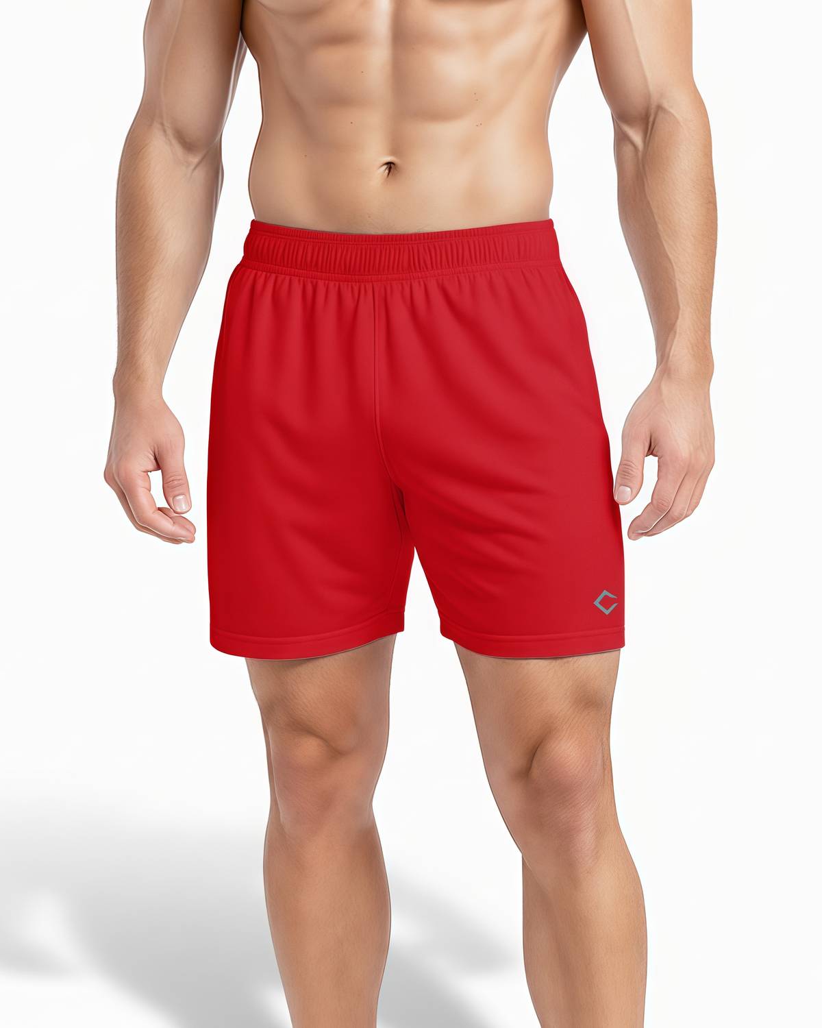 CAPTAIN Solid Men & Women Red Sports Shorts