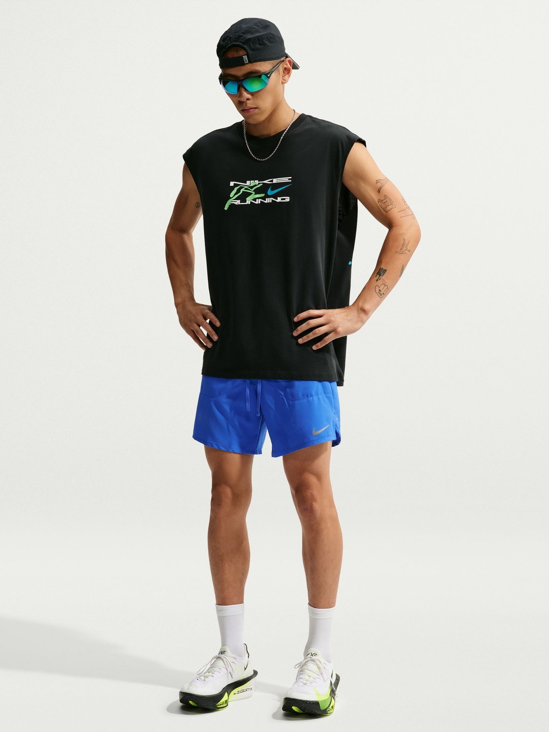 Image of NIKE Solid Men Blue Sports Shorts