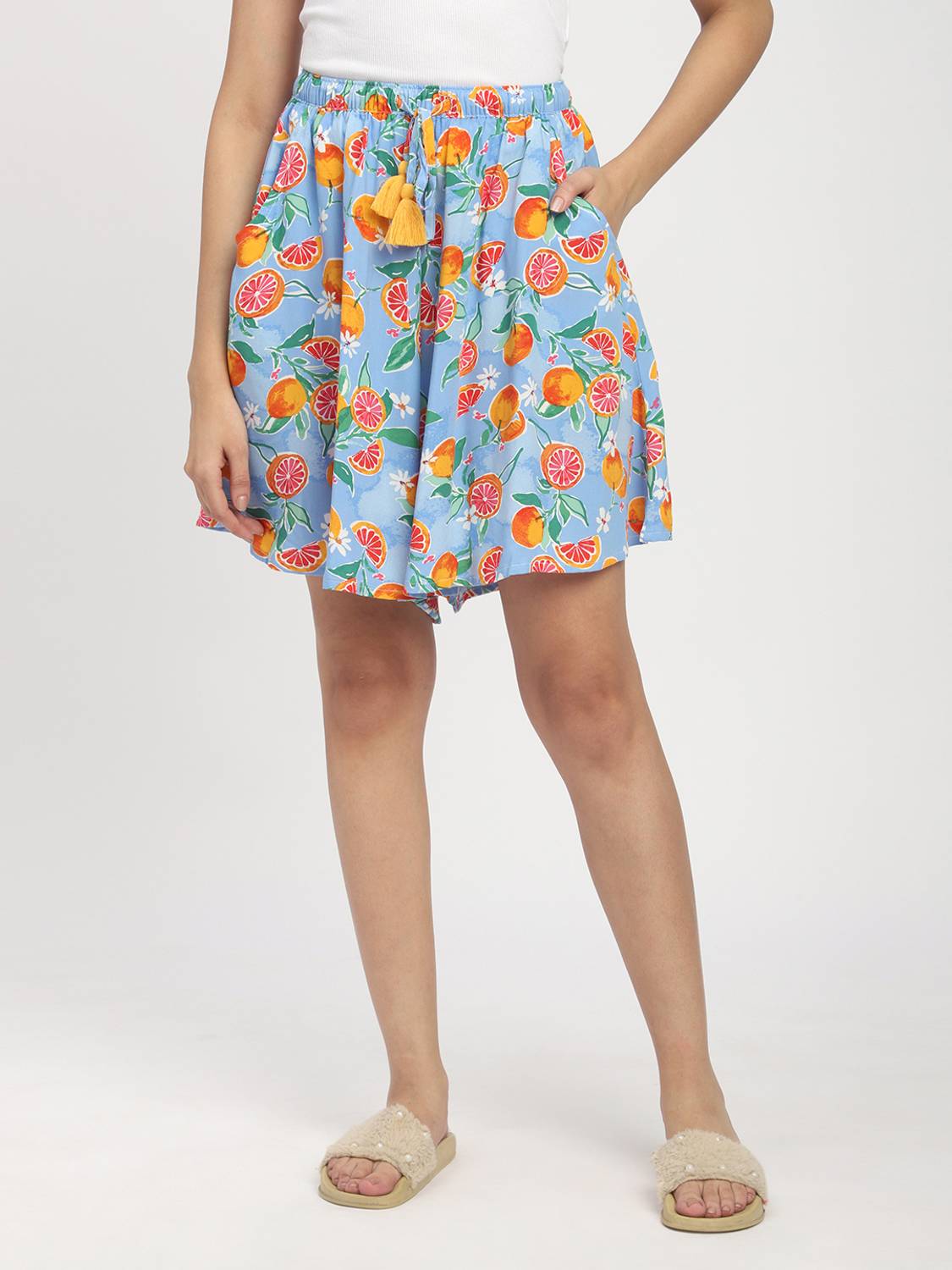 BSTORIES Printed Women Multicolor Casual Shorts