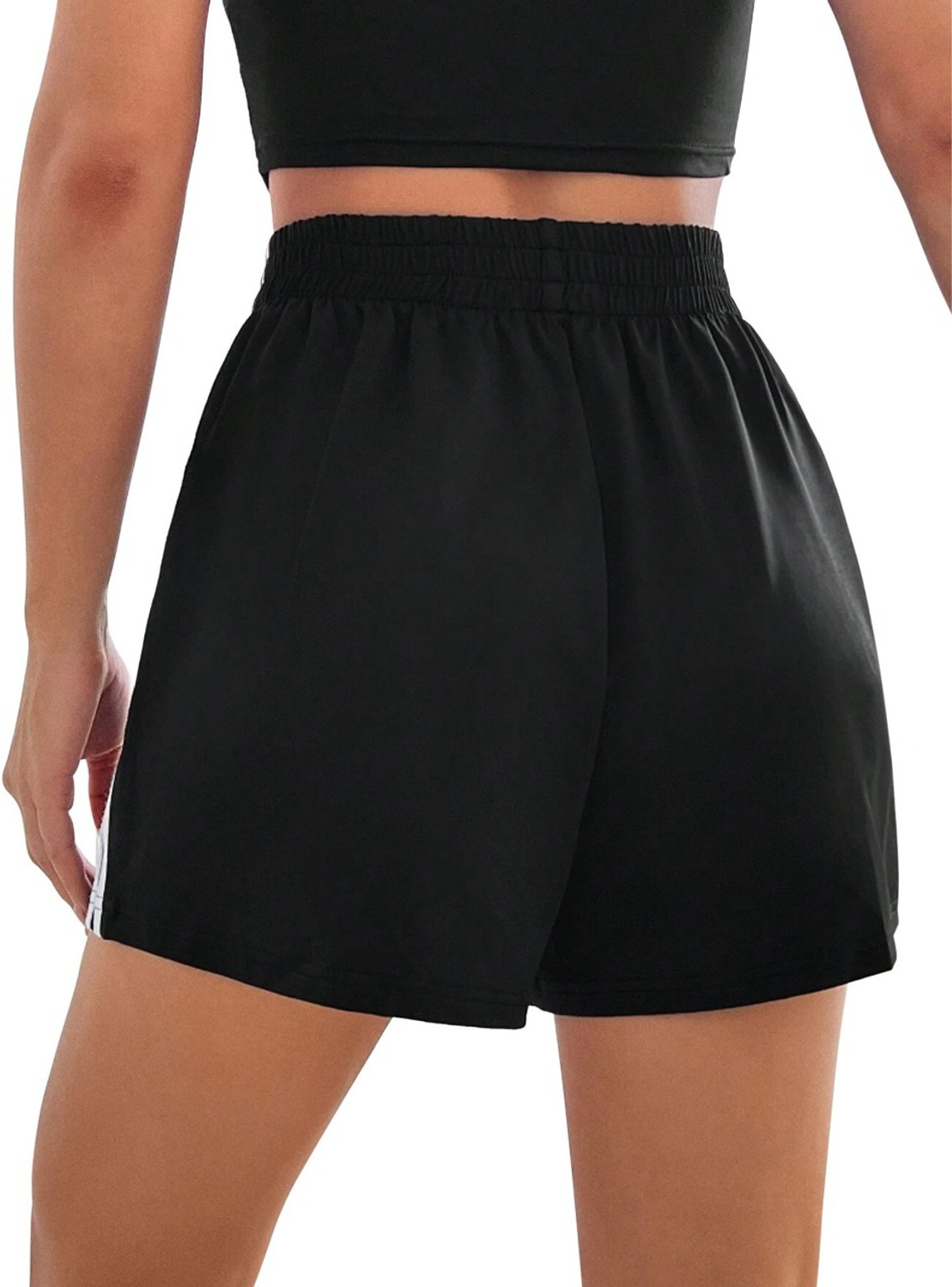 Image of RIZIM Striped Women Multicolor Basic Shorts