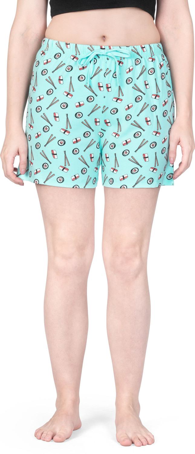 Image of Ariel Printed Women Multicolor Regular Shorts