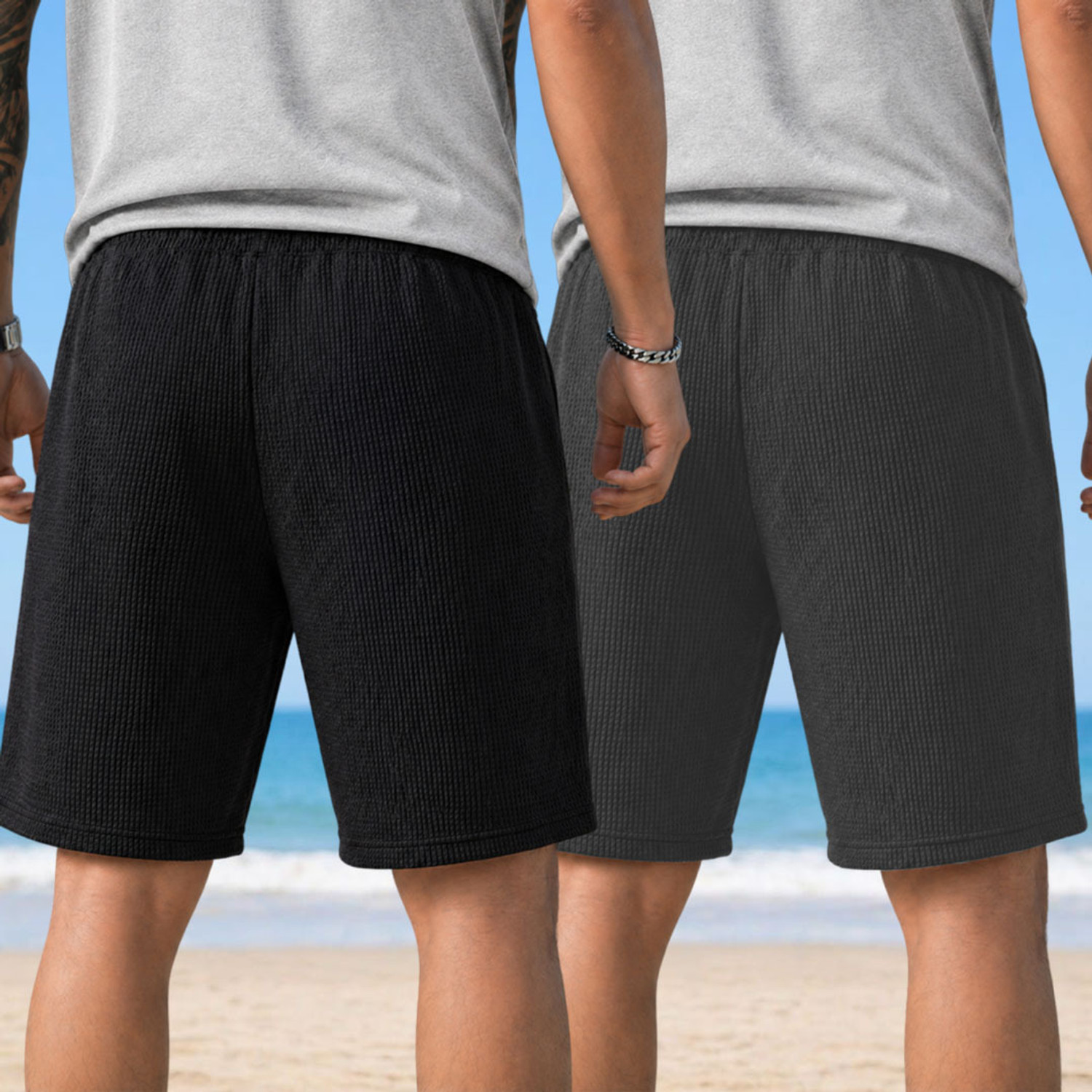 Image of Yazole Printed Men Multicolor Regular Shorts
