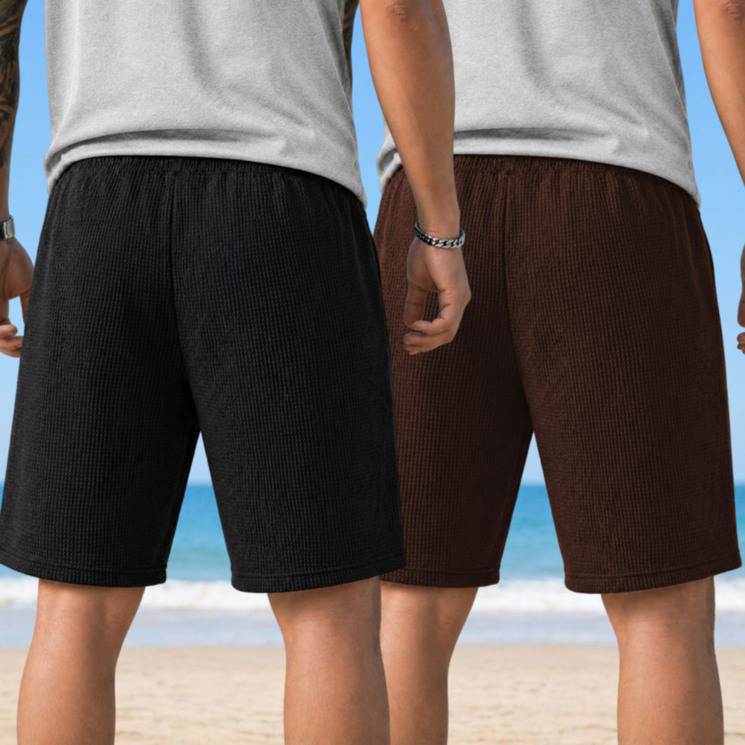 Image of Yazole Printed Men Multicolor Regular Shorts