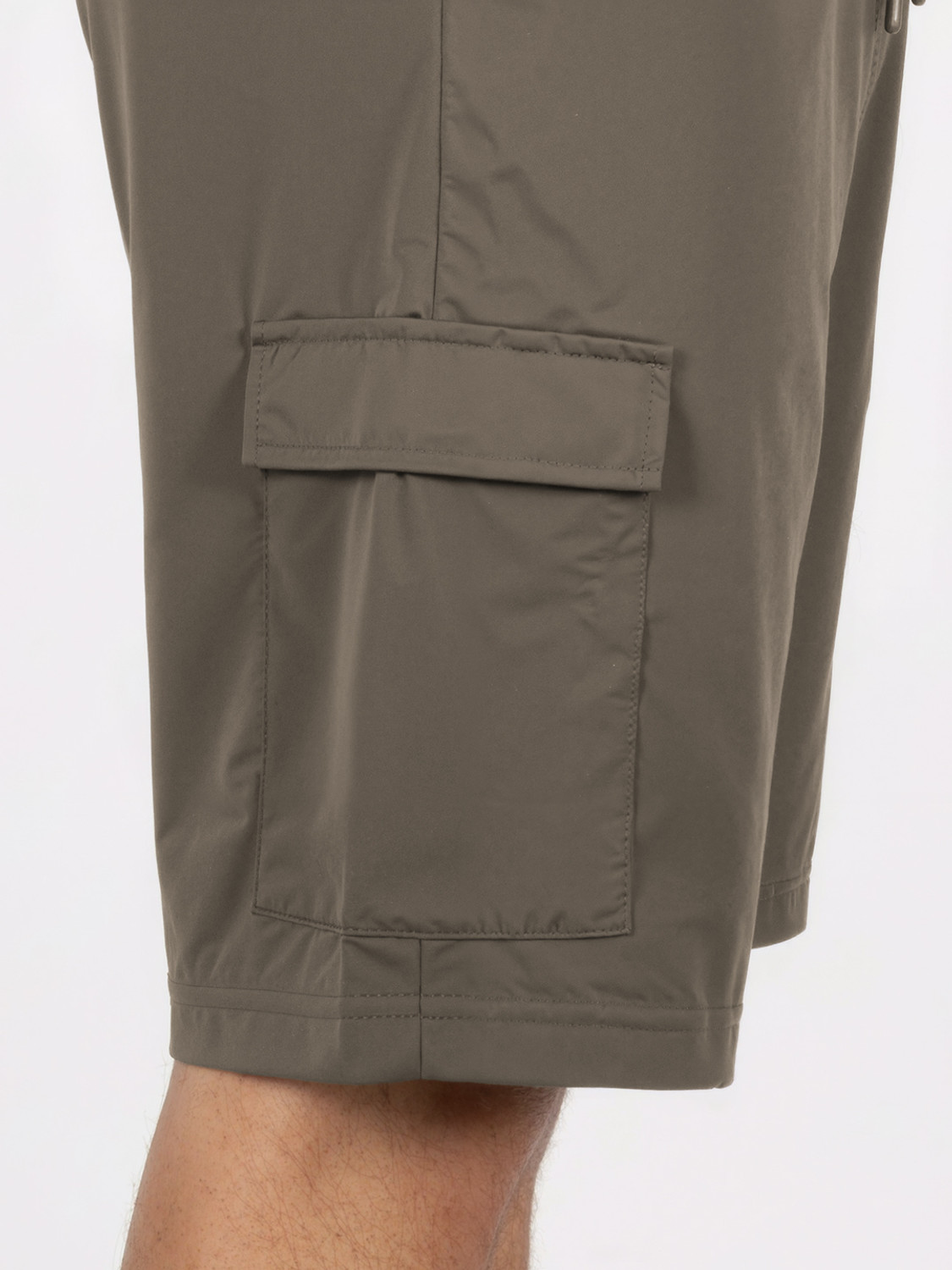Image of Damensch Solid Men Brown Cargo Shorts