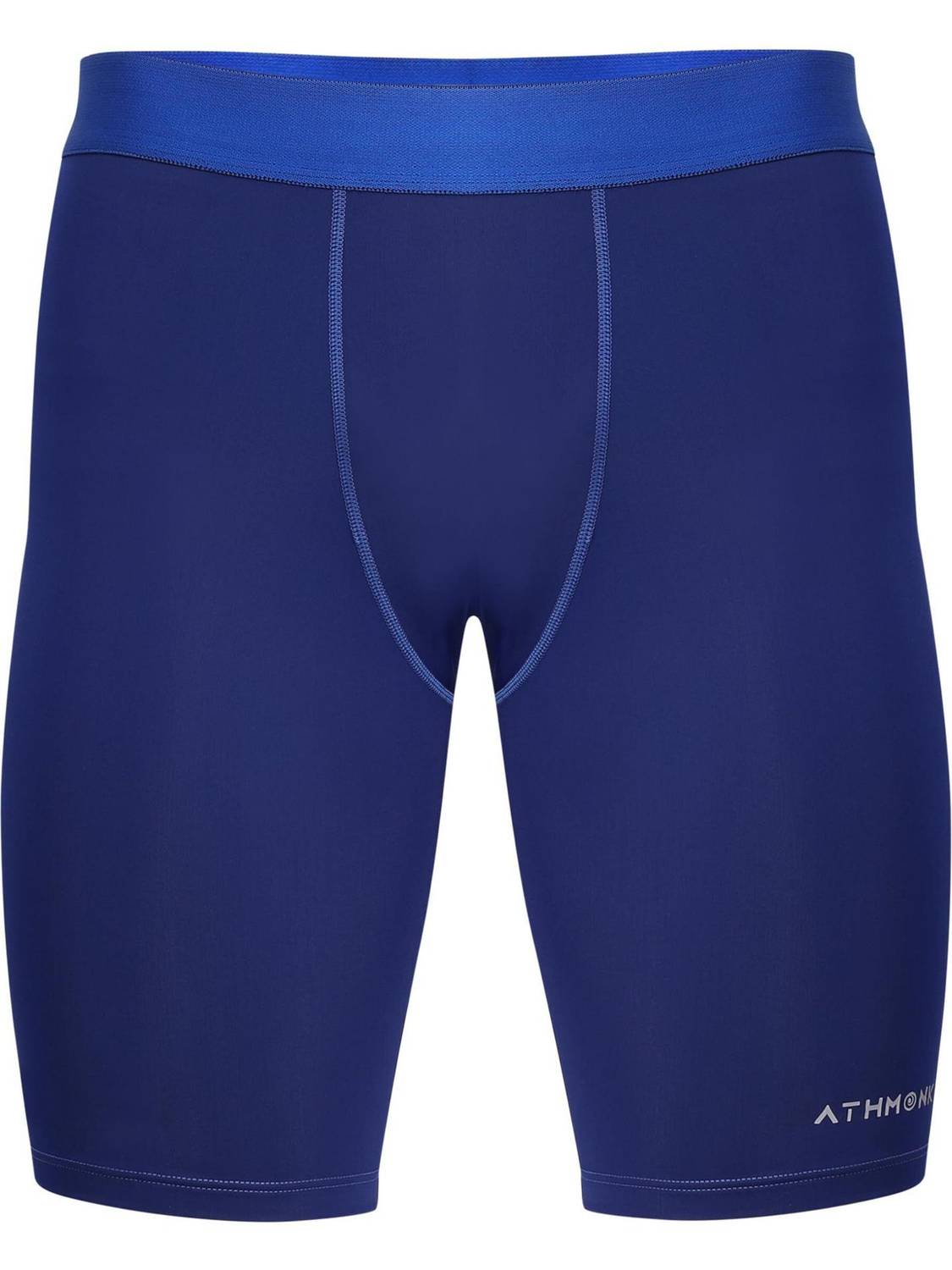 Athmonk Solid Men Blue Sports Shorts