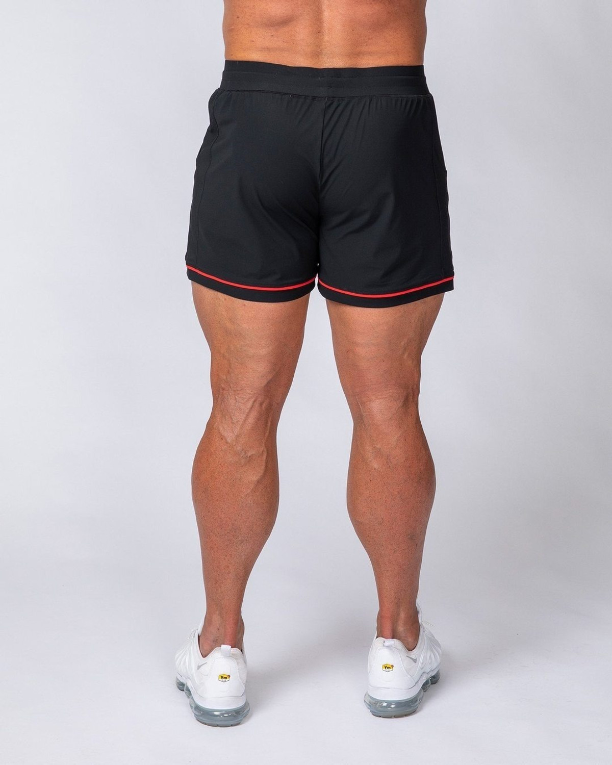 Image of zenfit Printed Men Black Sports Shorts