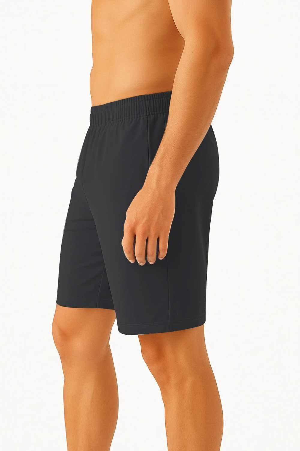 Image of never lose Solid Men Black, Grey Gym Shorts, Bermuda Shorts, Boxer Shorts, Cycling Shorts, Gym Shorts, Sports Shorts