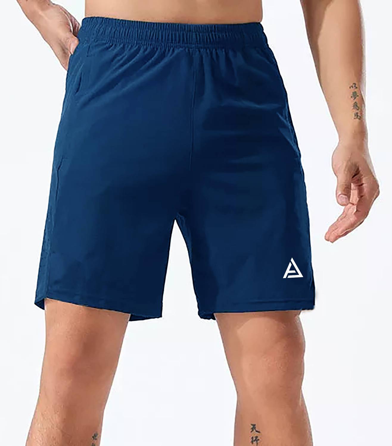 AVOLT Solid, Printed Men Blue Regular Shorts