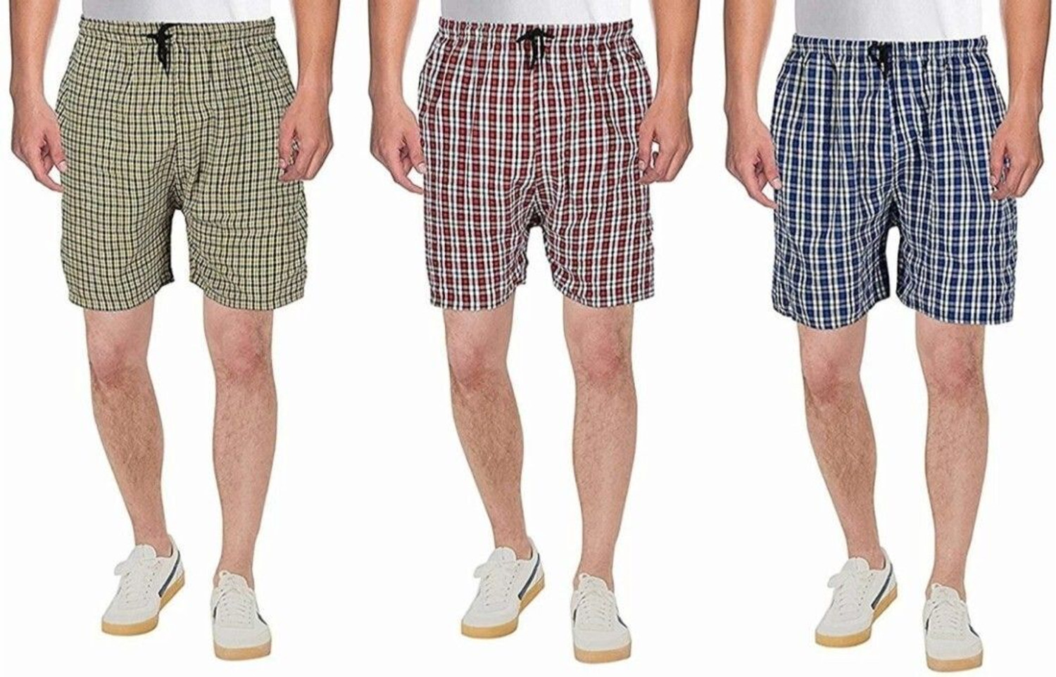Image of AF World fashion Checkered Men Multicolor Boxer Shorts