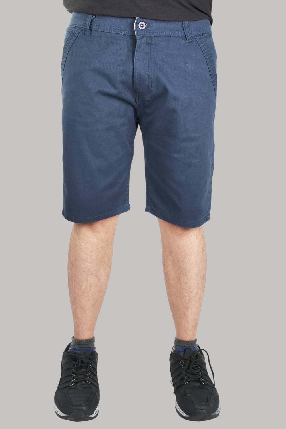 BVNHG Solid Men Dark Blue Chino Shorts