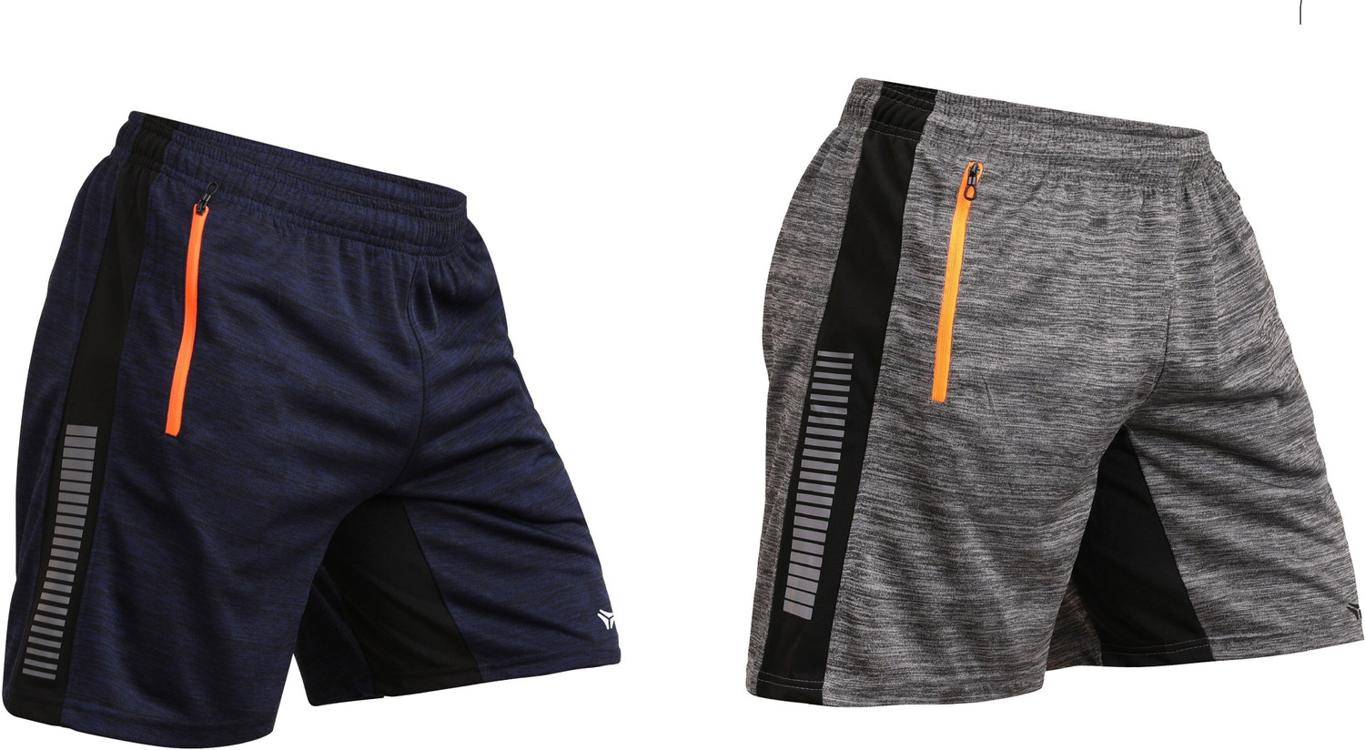 Image of Kyk Color Block Men Dark Blue, Grey Casual Shorts