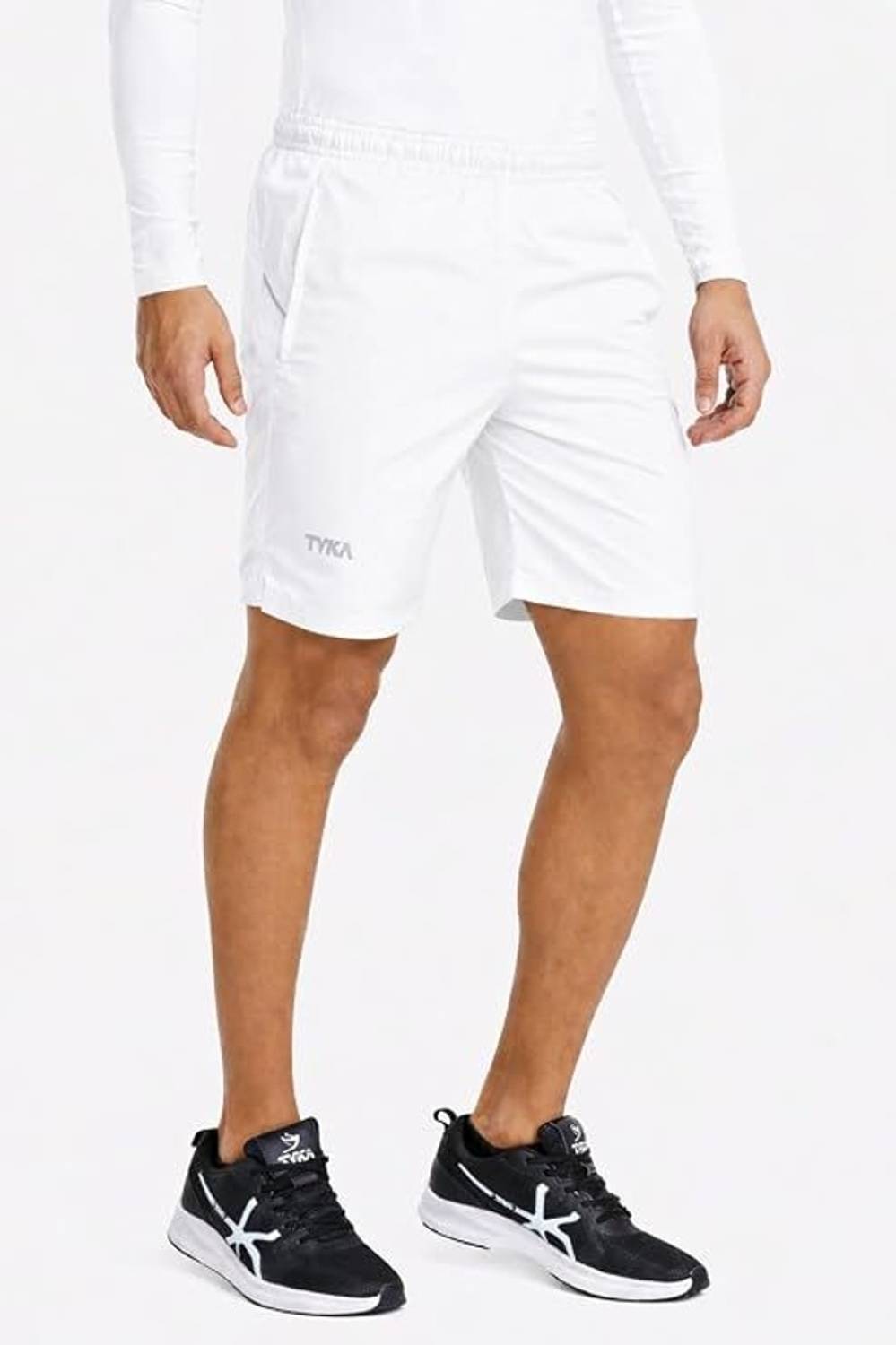 TYKA Printed Men White Sports Shorts - Image 5