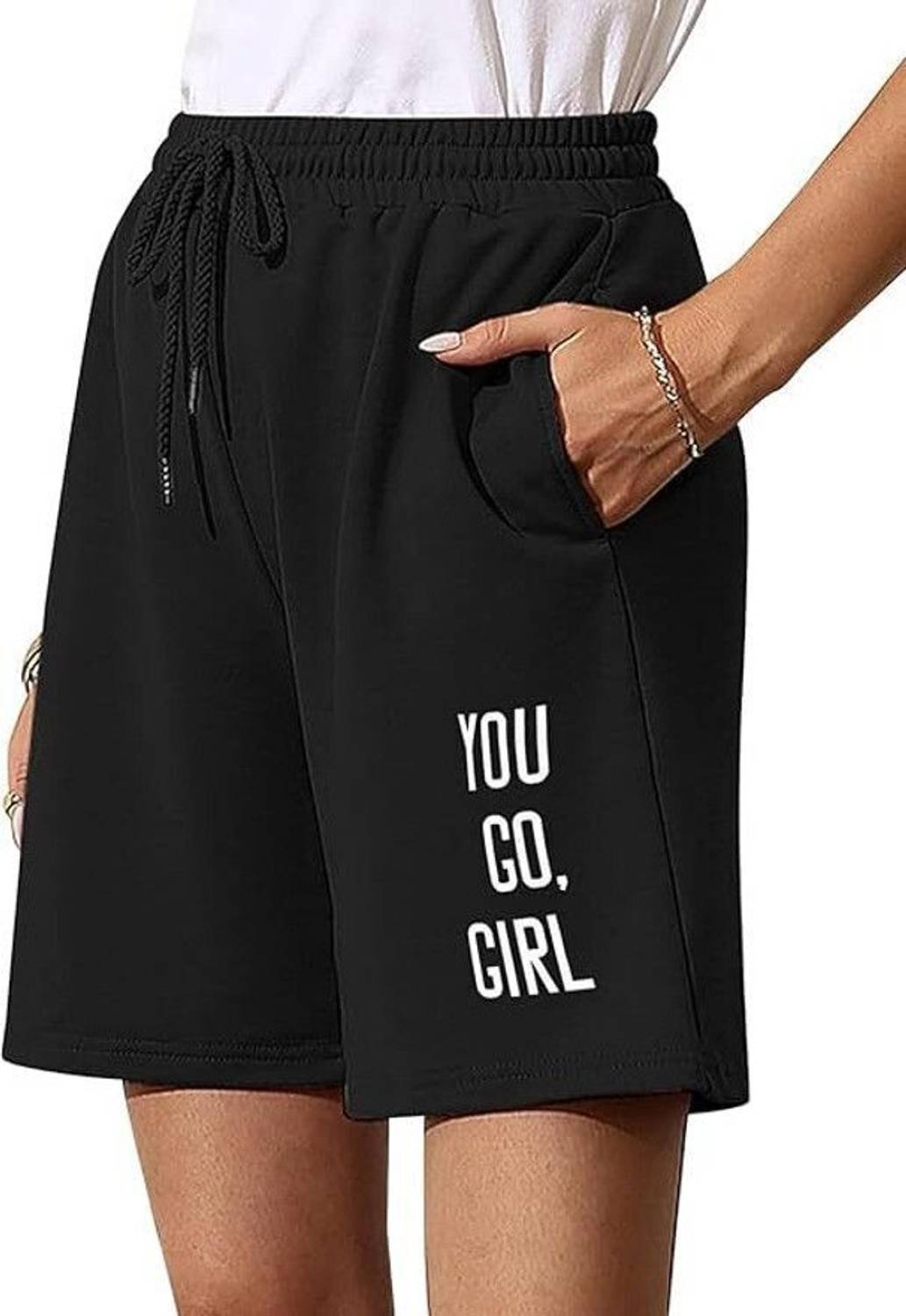 Adabsha Solid Women Black Regular Shorts